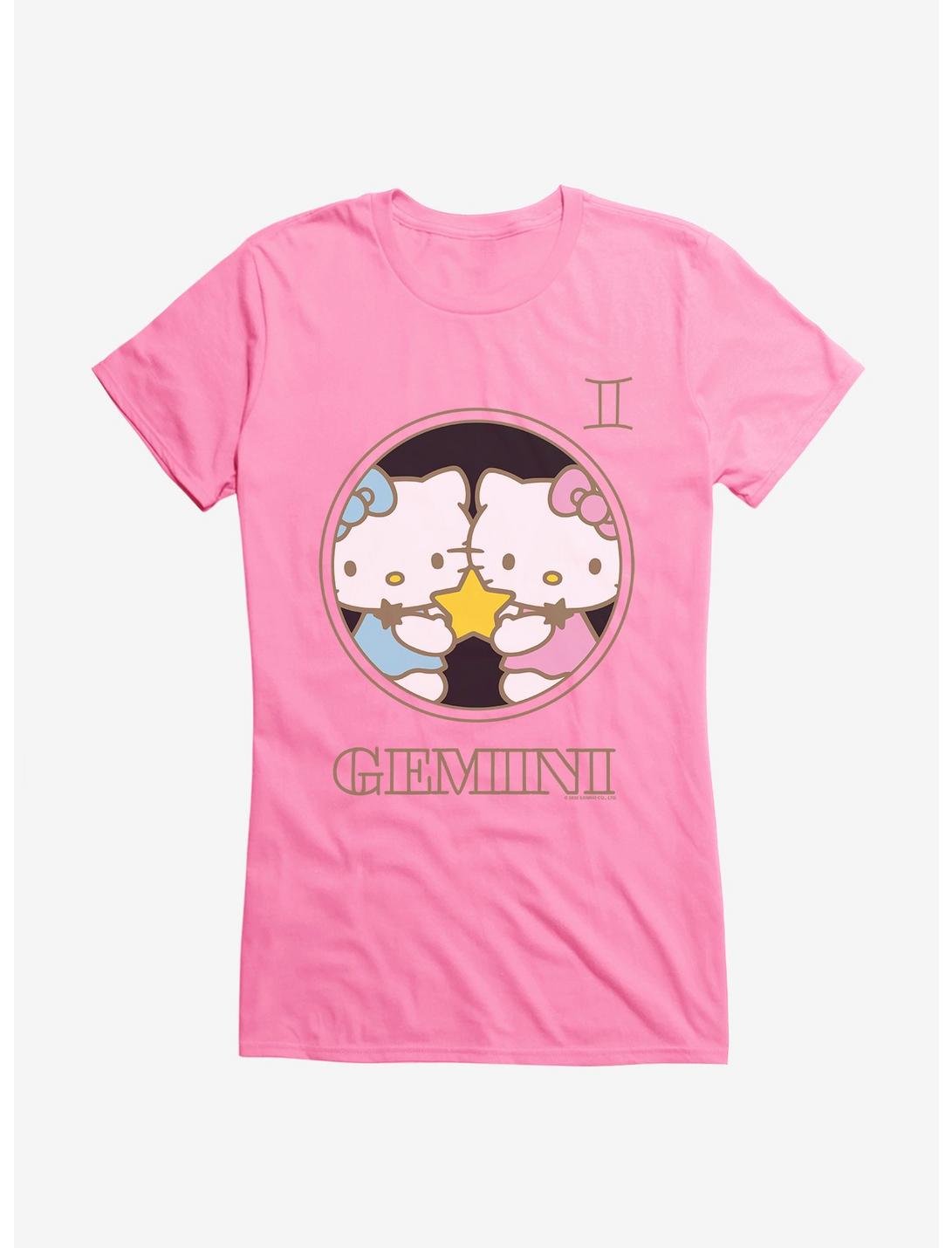 T-shirt Fille Hello Kitty Gémeaux Pochoir