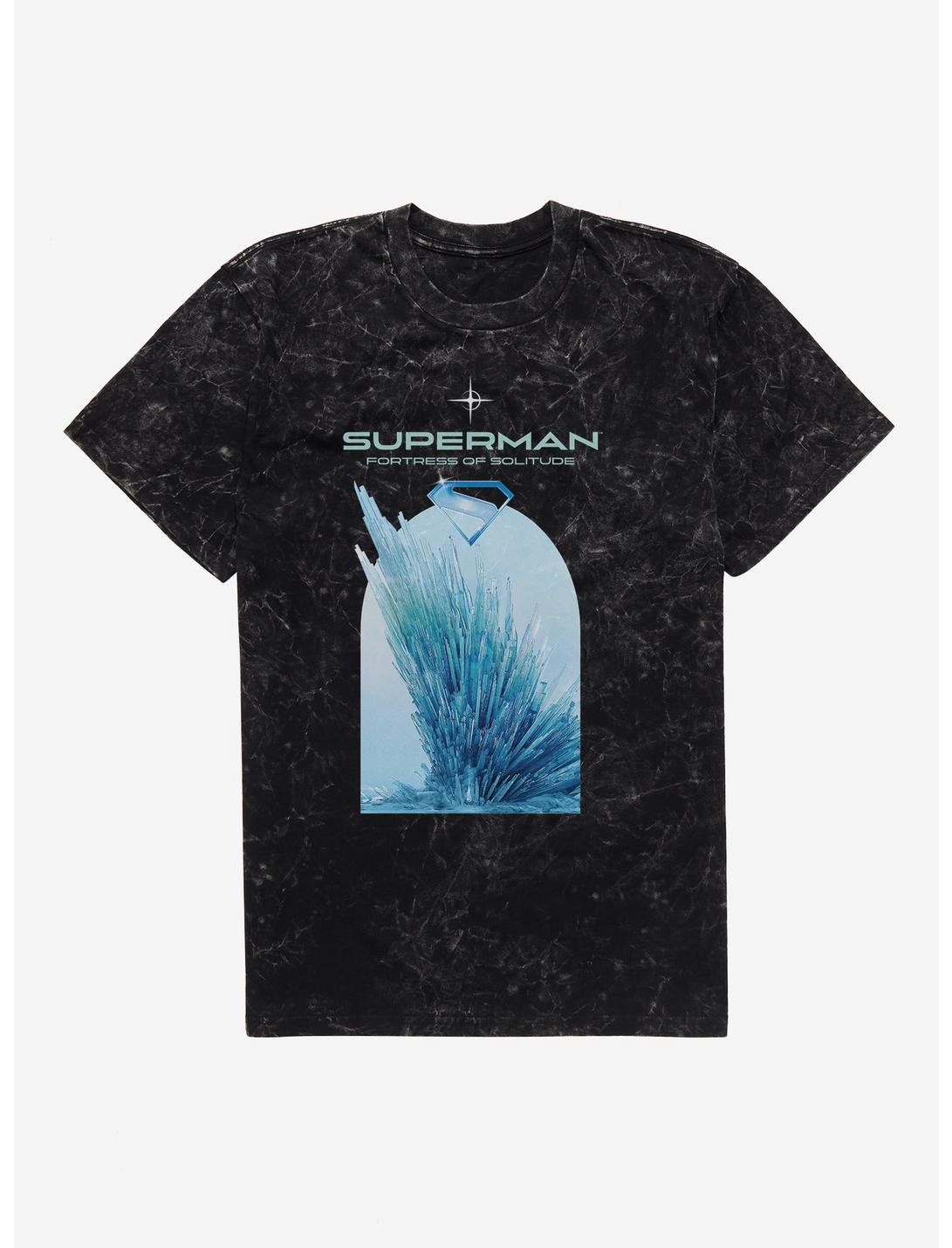 DC Comics Superman Fortress Of Solitude Mineral Wash T-Shirt