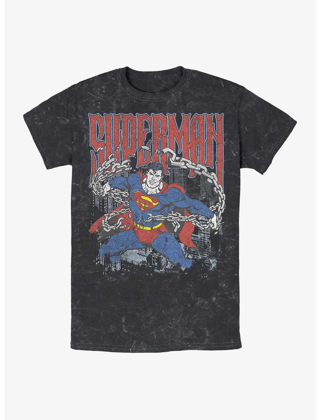 DC Comics Superman Unchained Mineral Wash T-Shirt Hot Topic Exclusive