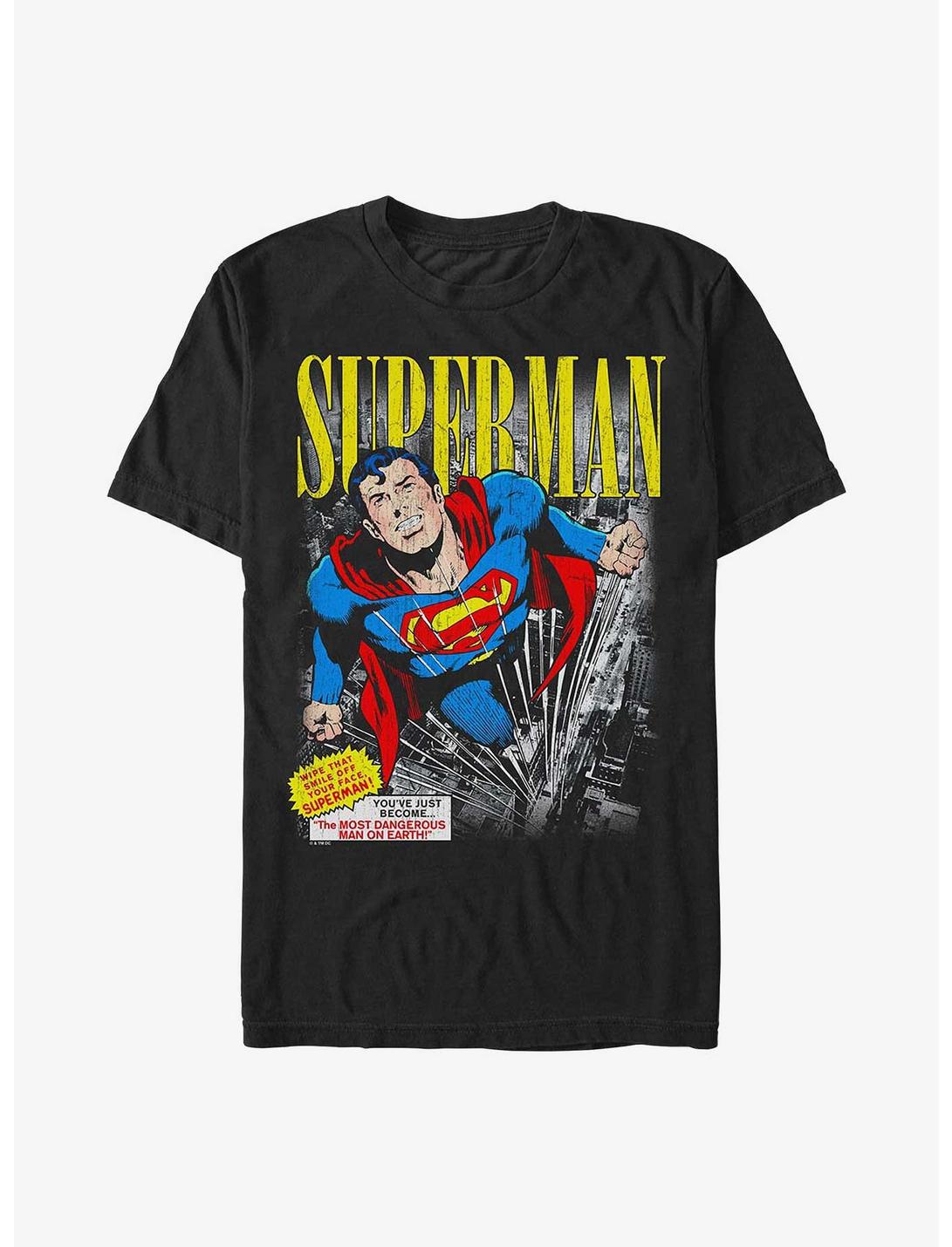 DC Comics Superman Vintage T-Shirt Hot Topic Exclusive