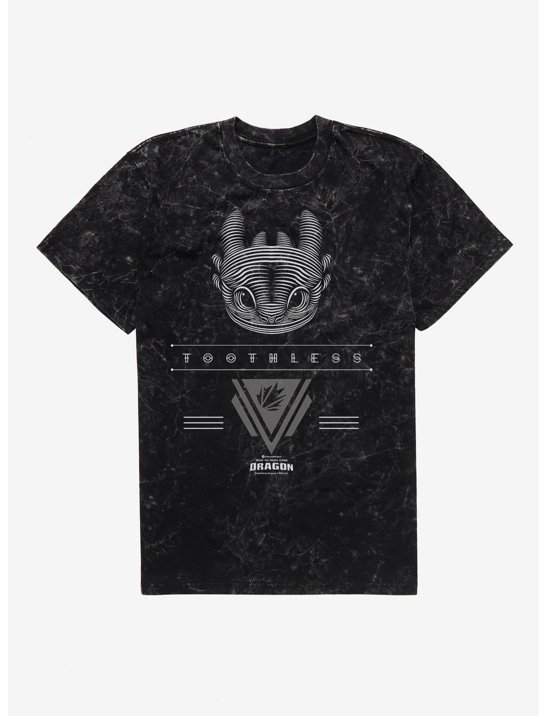 T-shirt délavé How To Train Your Dragon Toothless