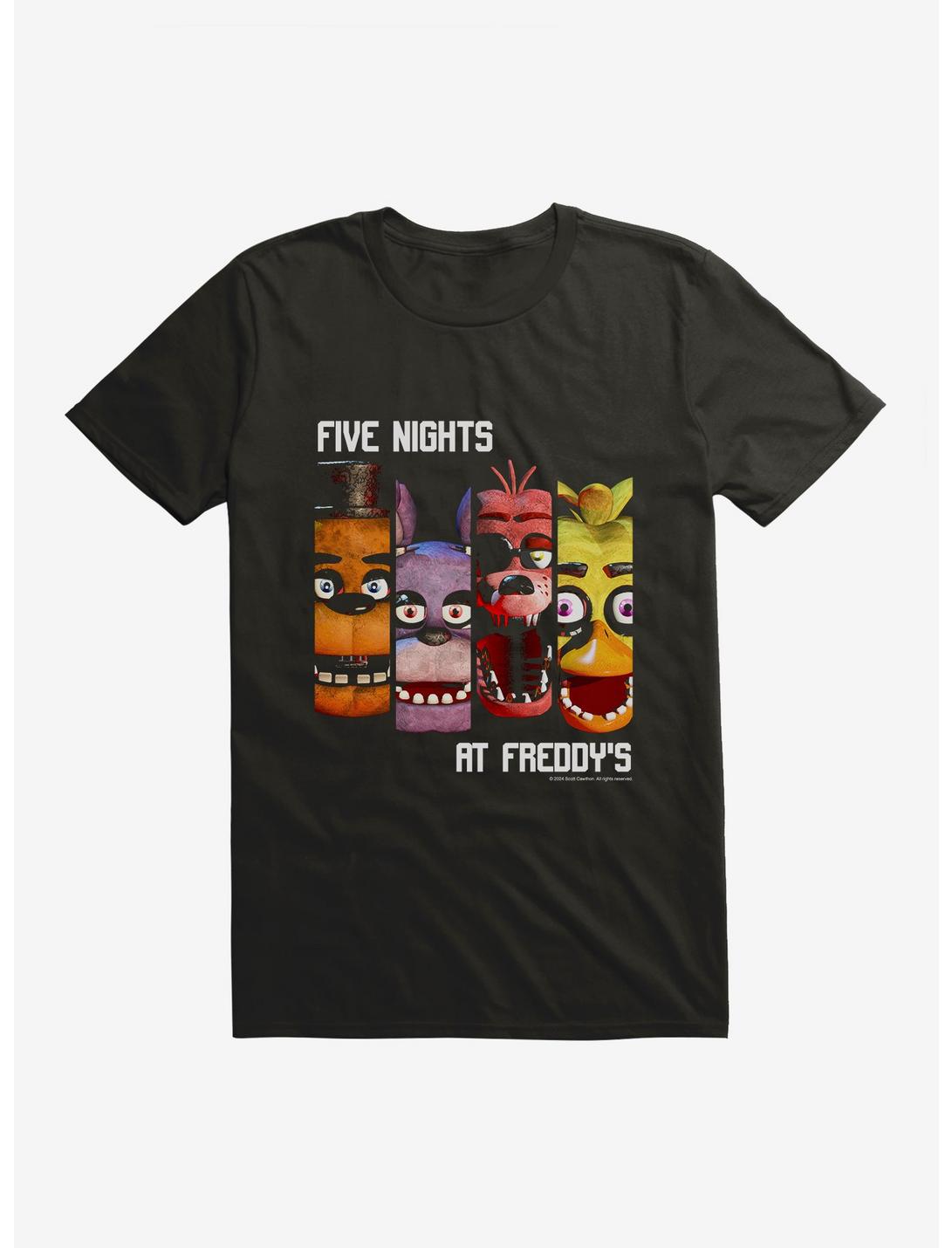 Five Nights At Freddy's Character Panels Extra Soft T-Shirt