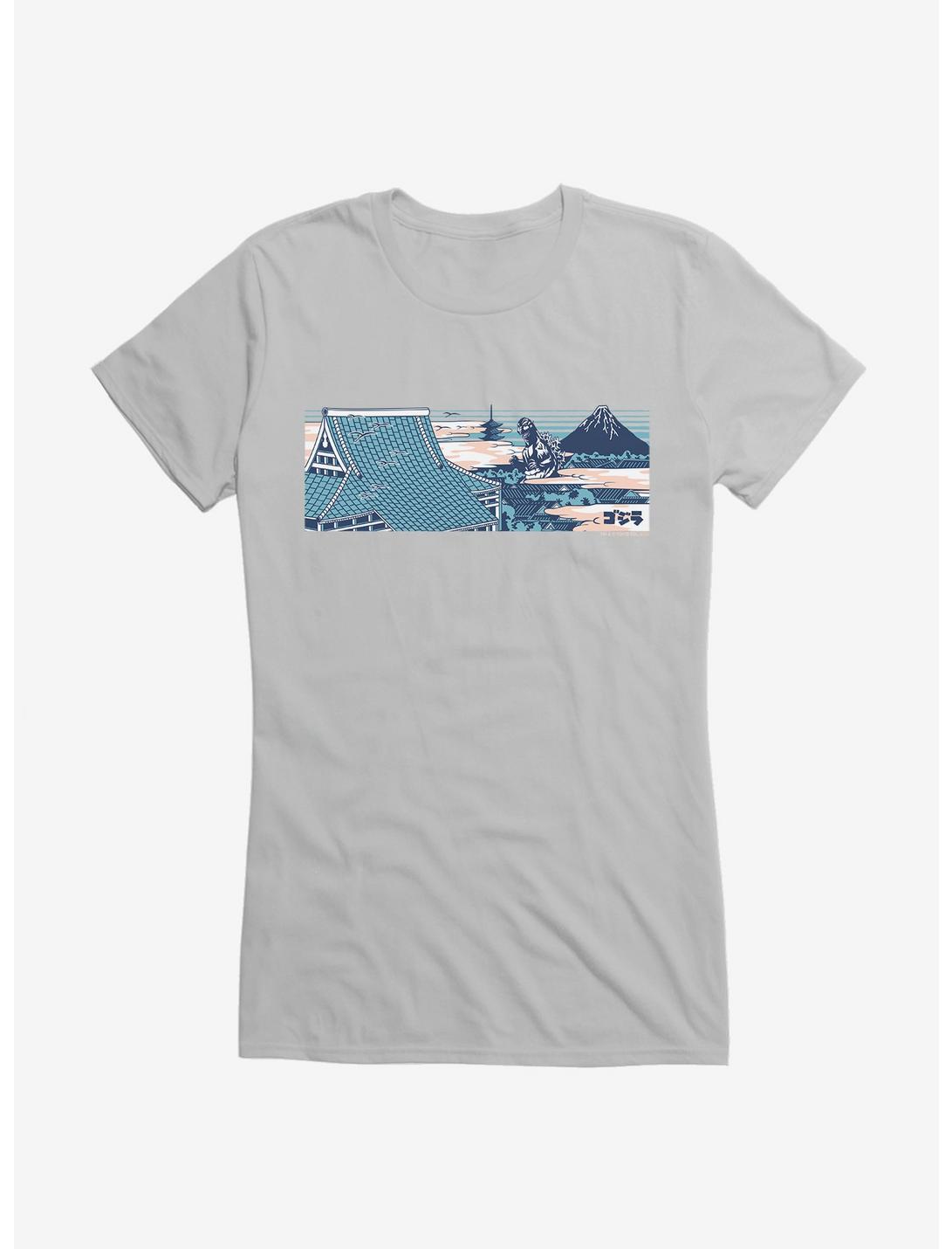 T-shirt Fille Godzilla Protecteur du Village