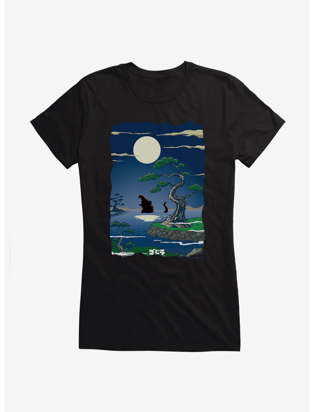 Godzilla Full Moon Descent Girls T-Shirt