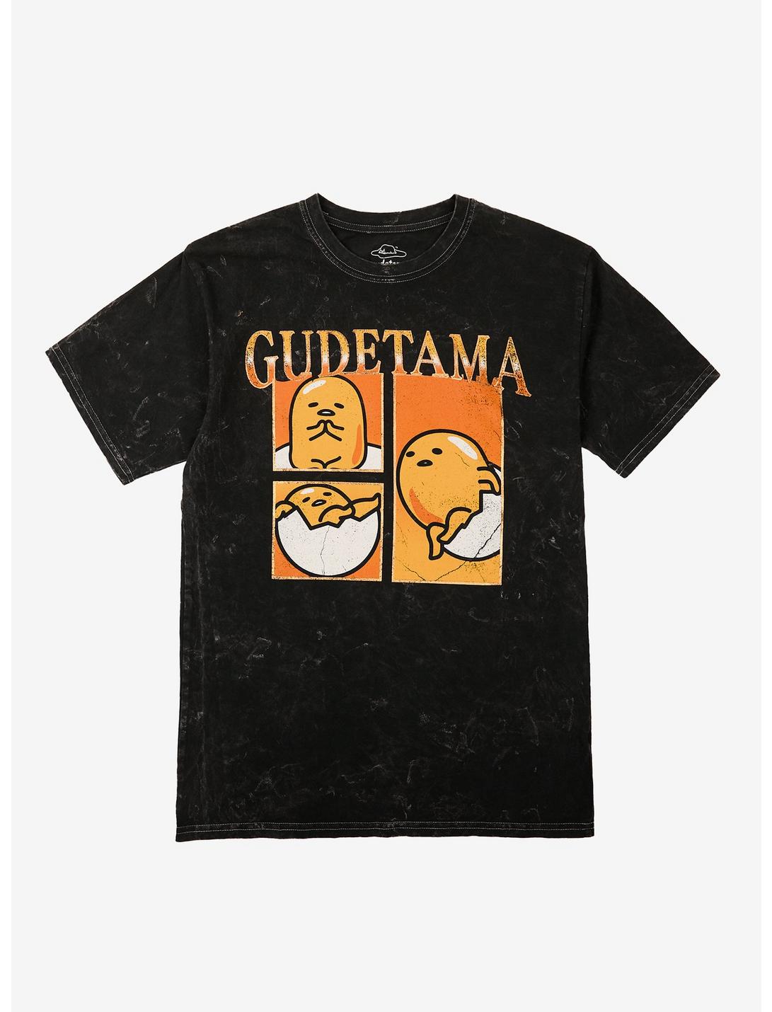 Gudetama Panel Collage Dark Wash T-Shirt