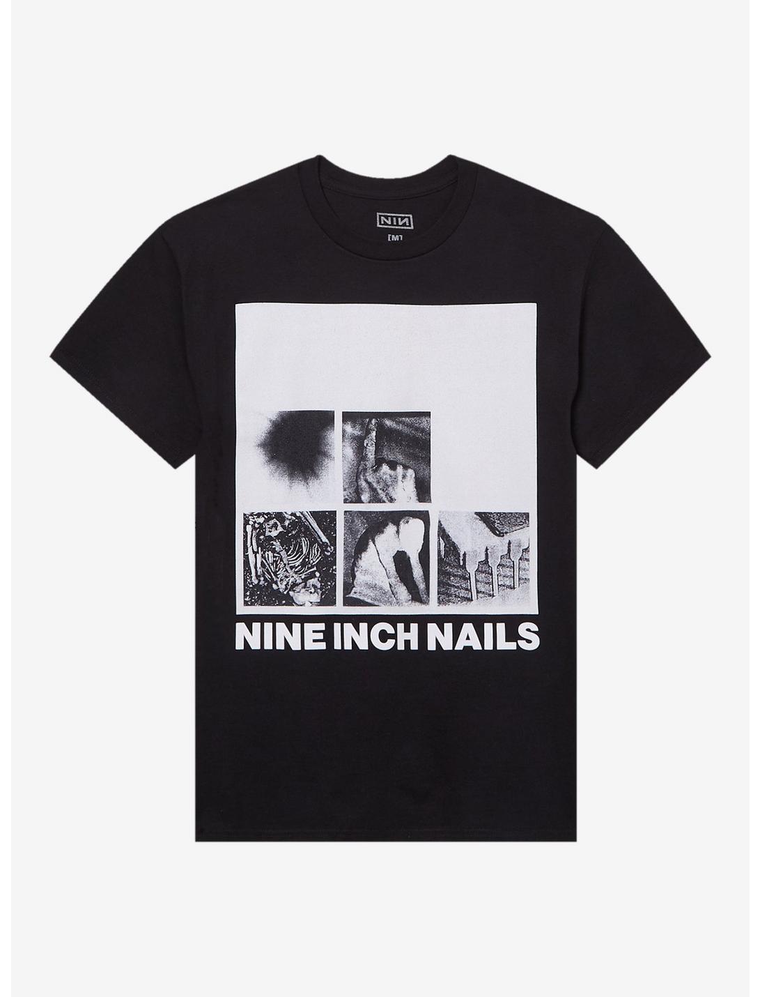 Nine Inch Nails Black & White Photo Collage T-Shirt