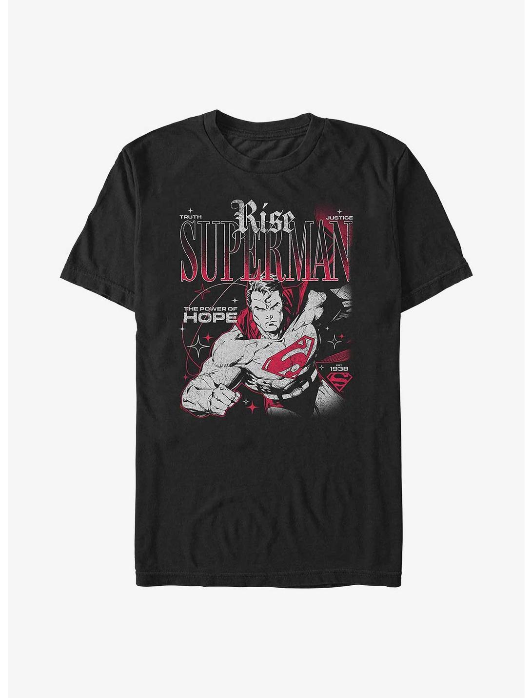DC Superman Rise Truth Justice Hope Big & Tall T-Shirt Hot Topic Exclusive