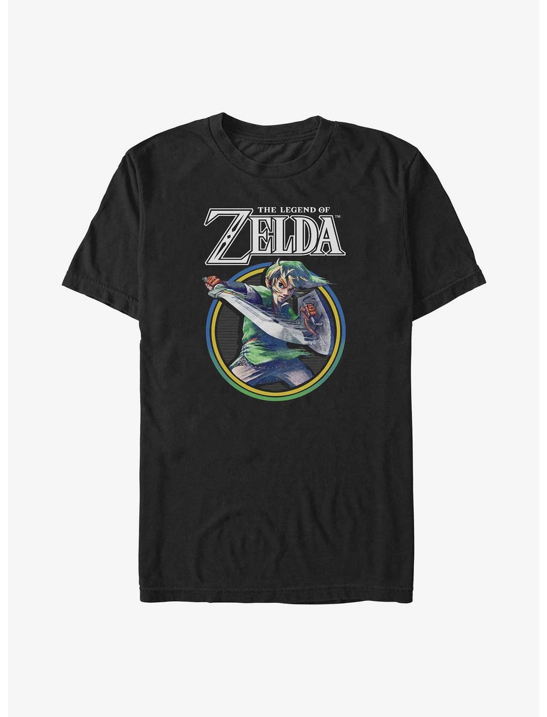 Nintendo Retro Text Circle Big & Tall T-Shirt