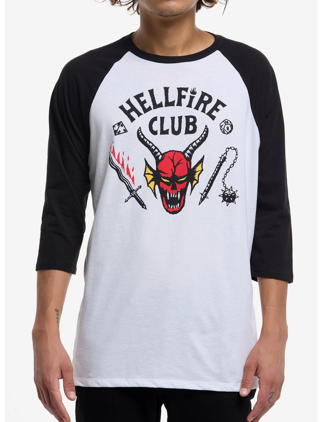 Stranger Things Hellfire Club Raglan T-Shirt