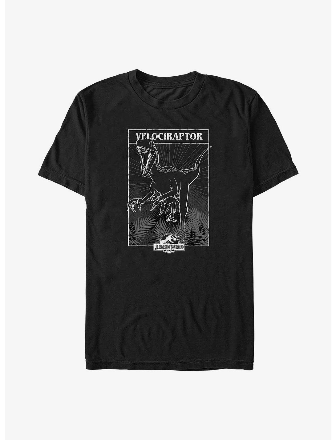 Jurassic Park Velociraptor Tarot Big & Tall T-Shirt