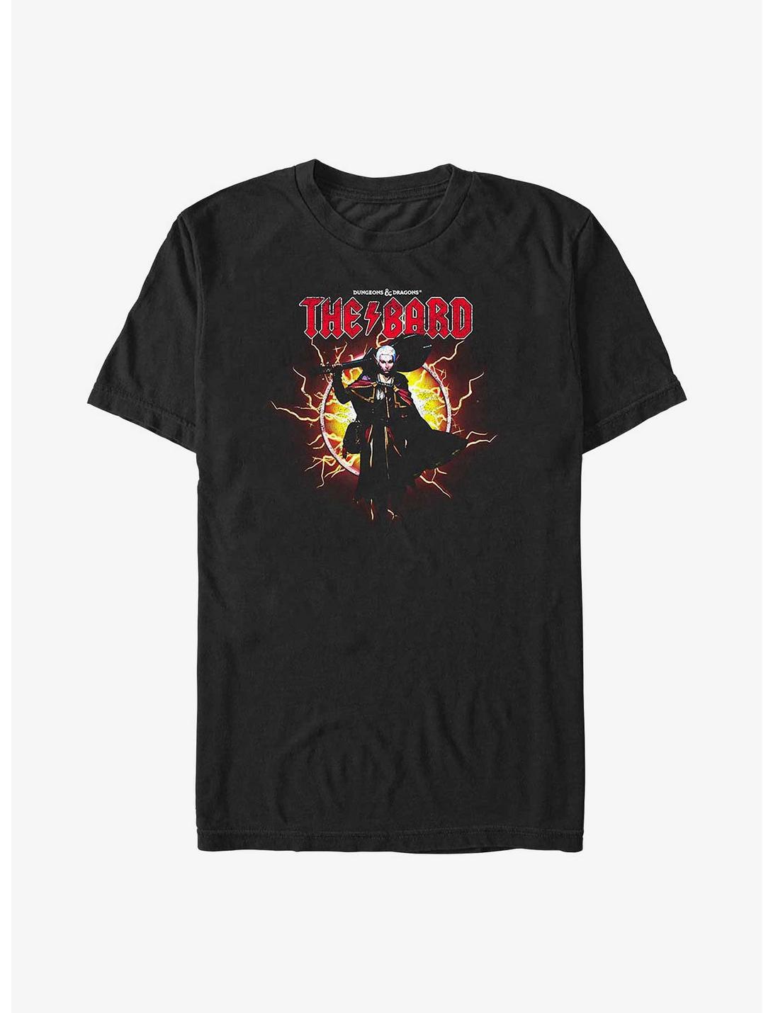 T-shirt grand et très grand Dungeons & Dragons Le barde du métal
