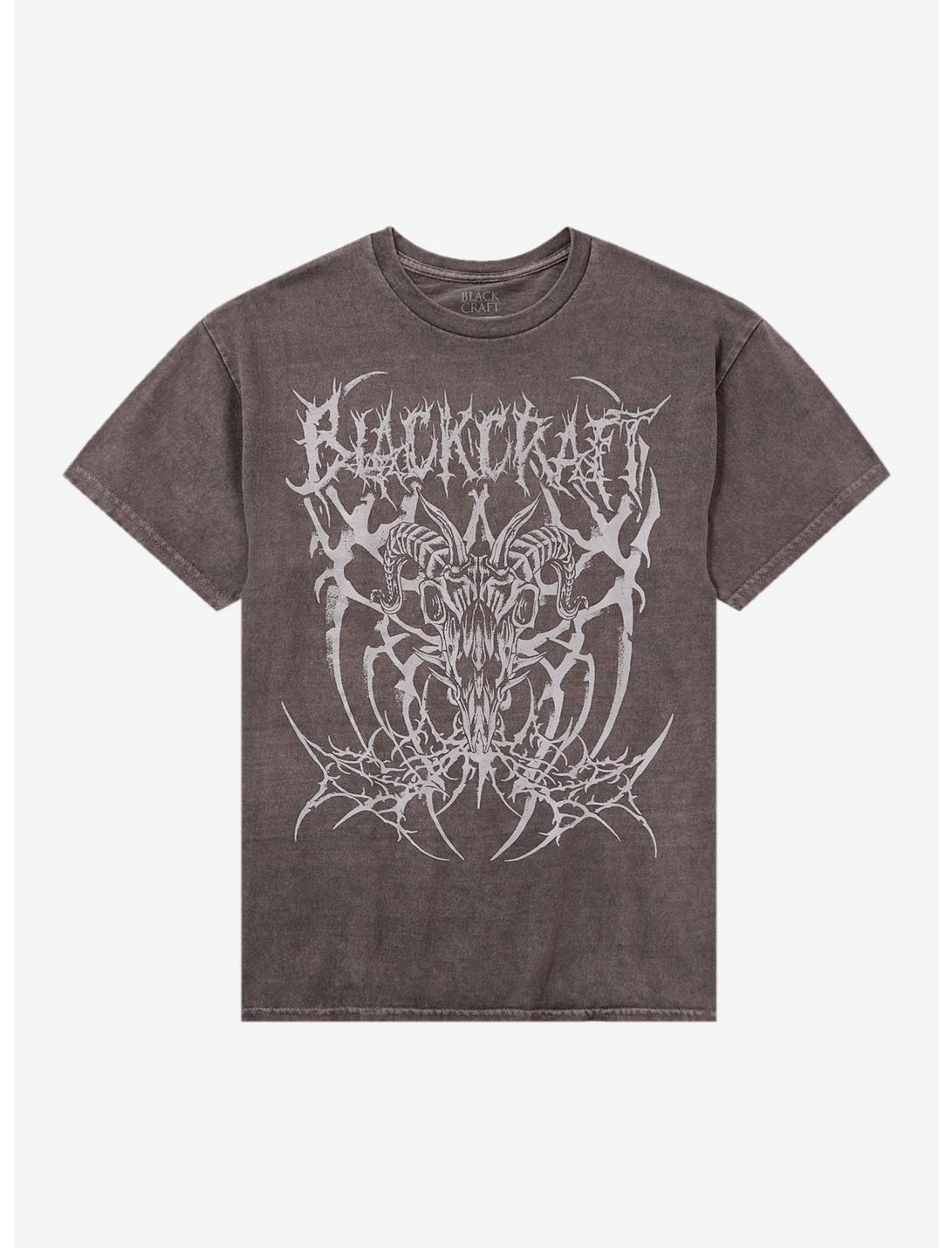 BlackCraft Goat Skull Mineral Wash T-Shirt