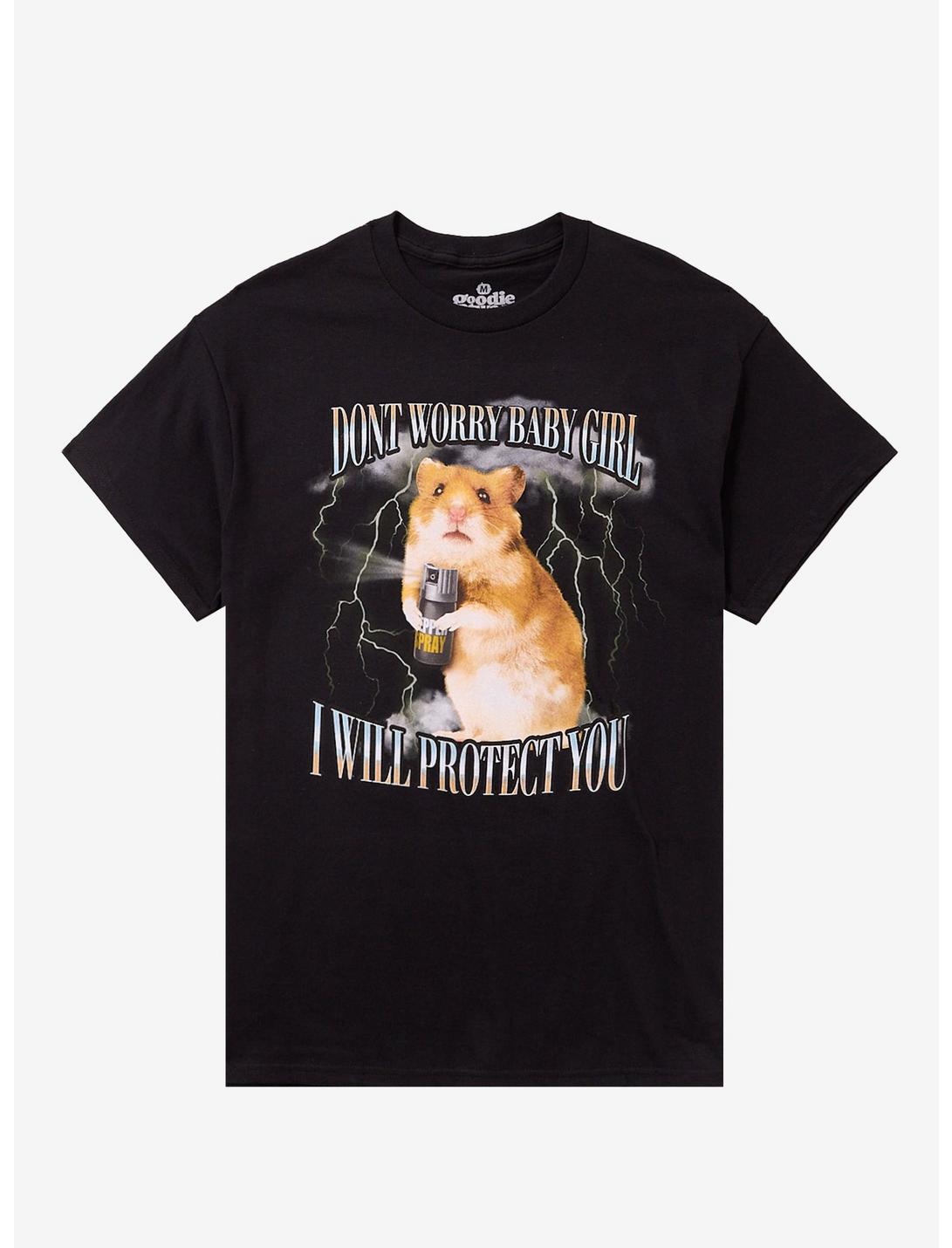 Hamster Protect T-Shirt By Goodie Two Sleeves