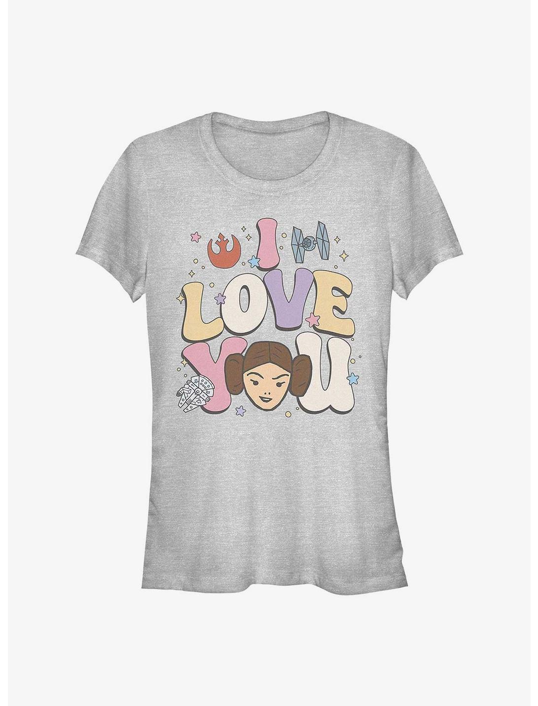 Star Wars Leia I Love You Girls T-Shirt