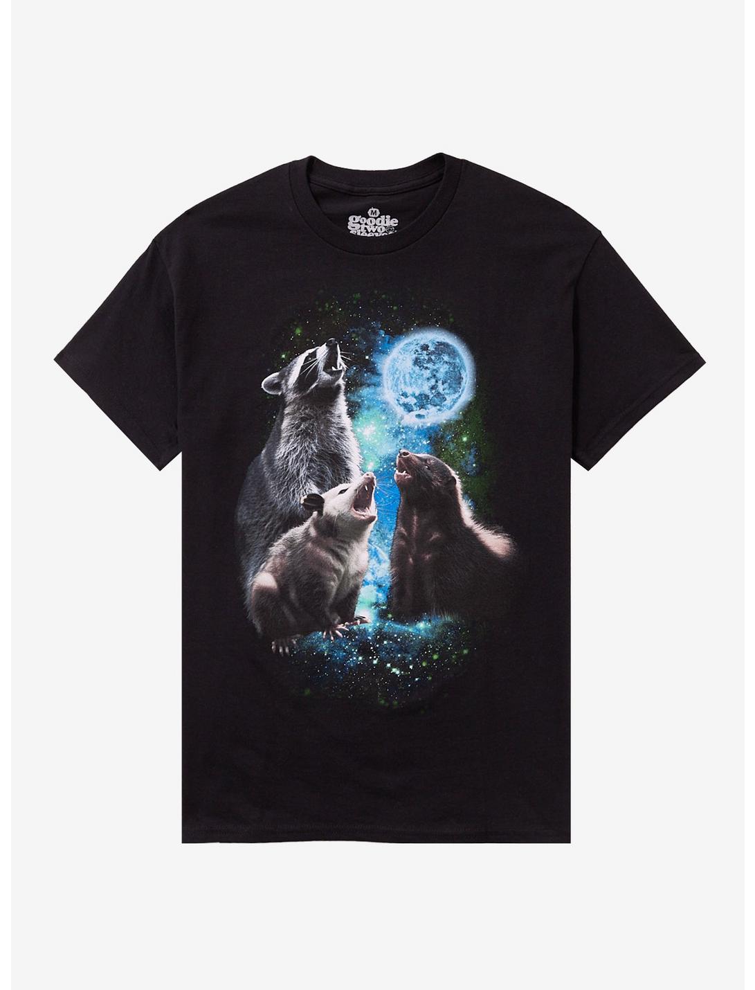 Howling Trash Friends T-Shirt By Goodie Two Sleeves