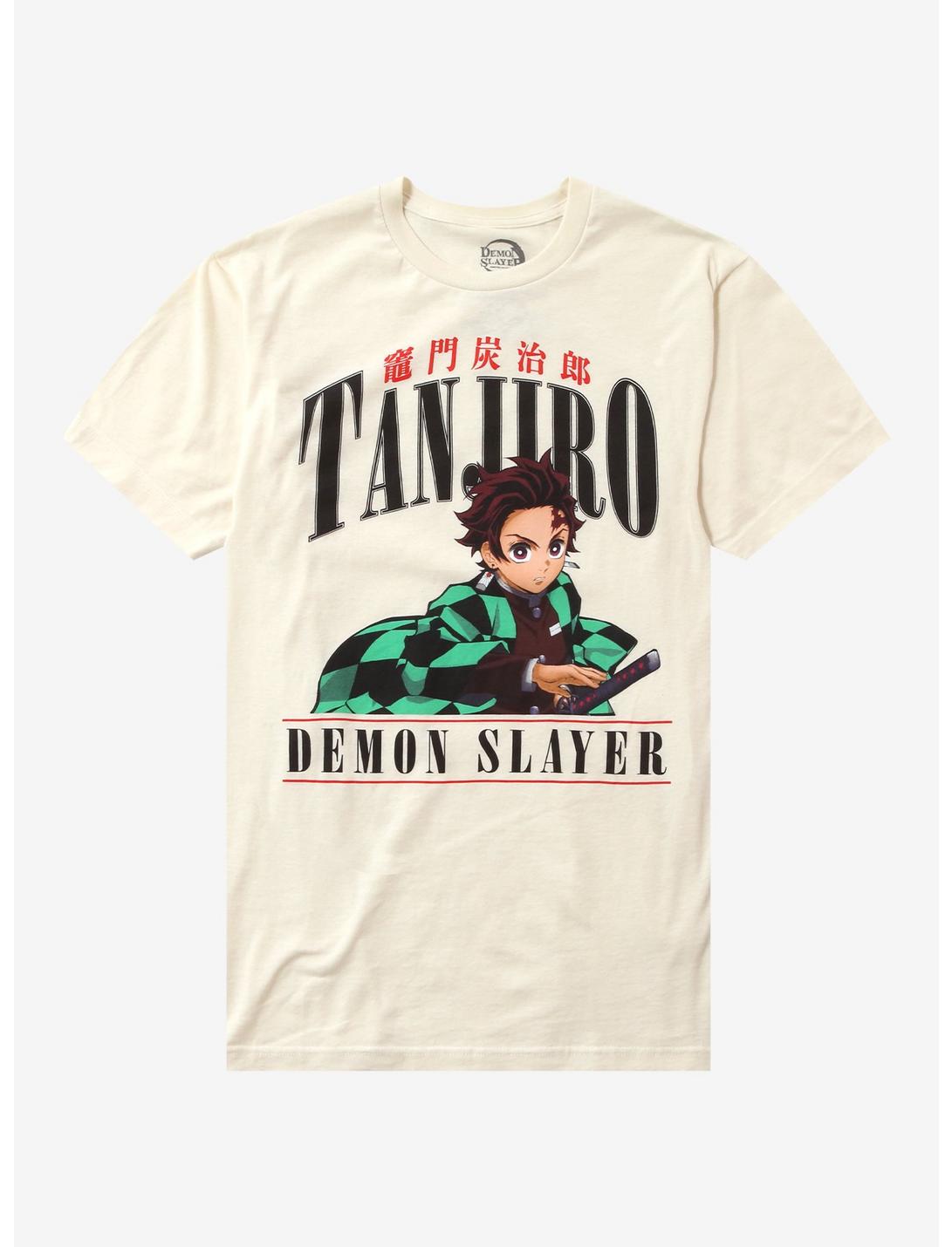 T-shirt Panneau Nom Tanjiro Demon Slayer: Kimetsu No Yaiba