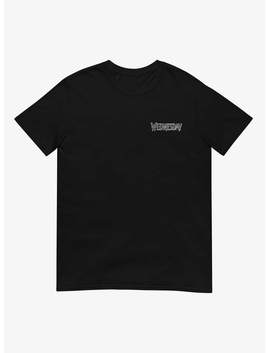 Wednesday Embroidered Corner Logo T-Shirt