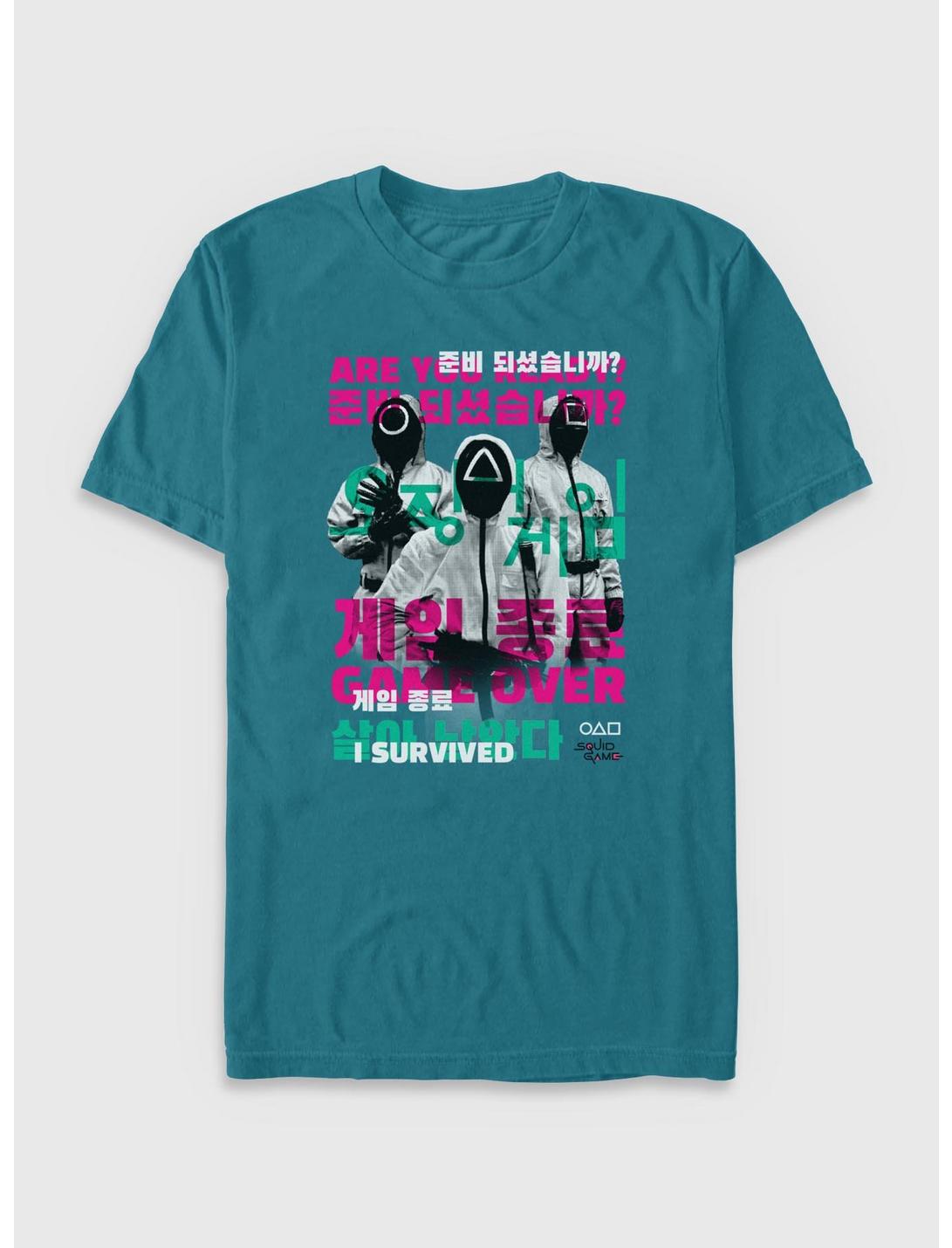 Squid Game Game Over I Survived Garment Dye T-Shirt