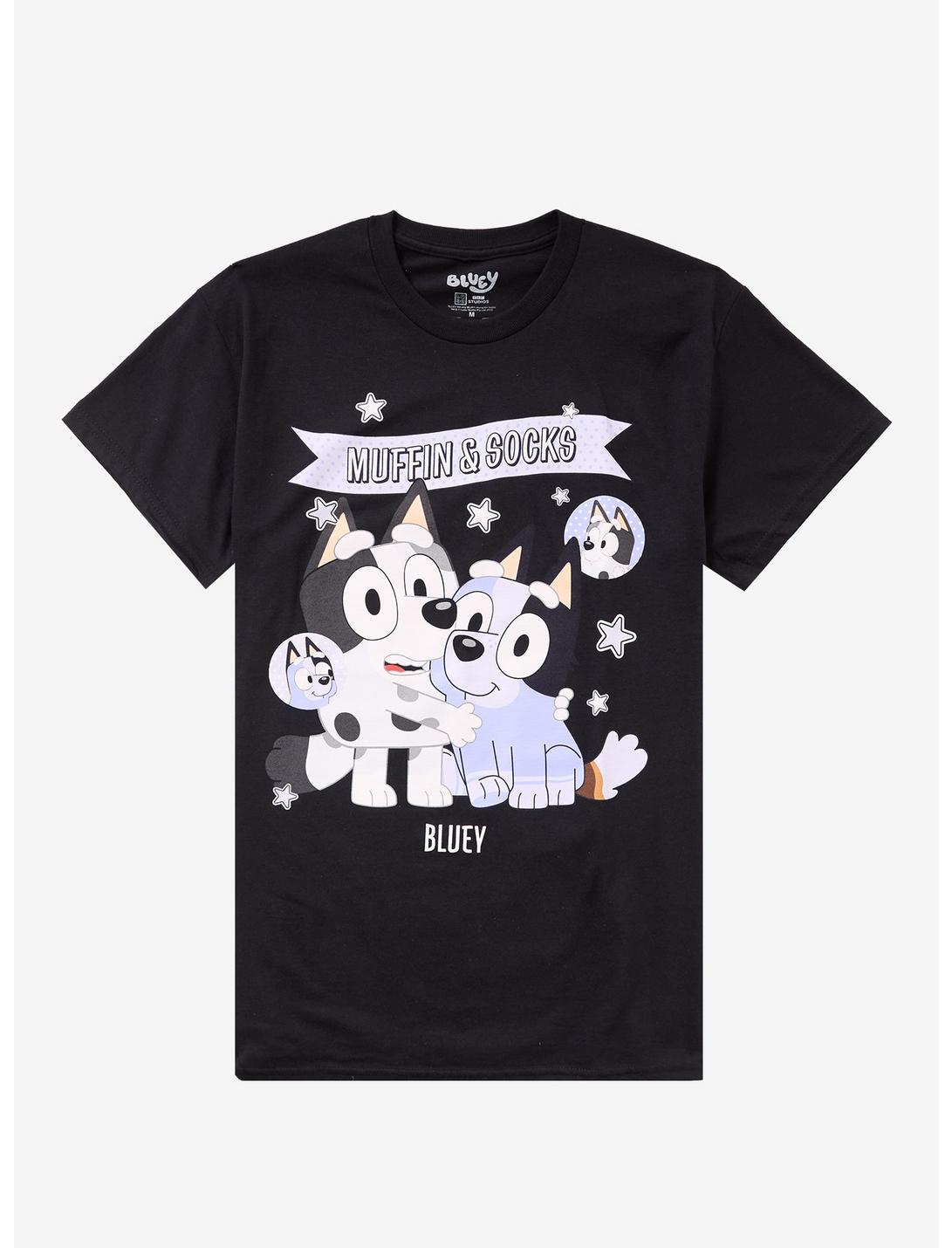 Bluey Muffin & Socks Star T-Shirt