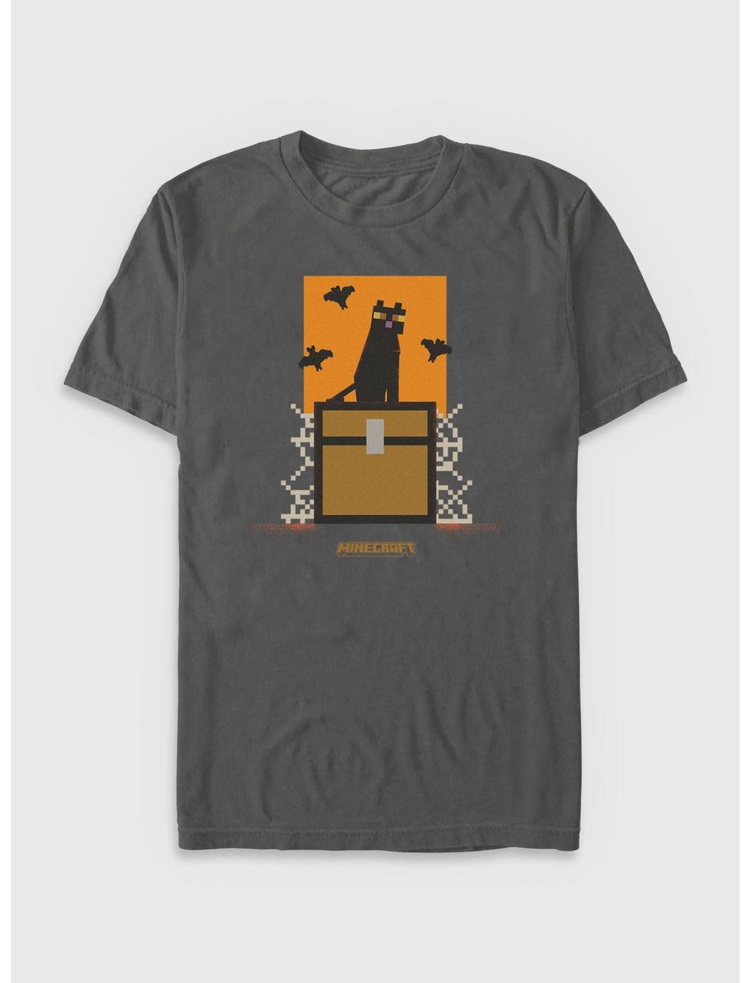 Minecraft Cat And Bats Garment Dye T-Shirt
