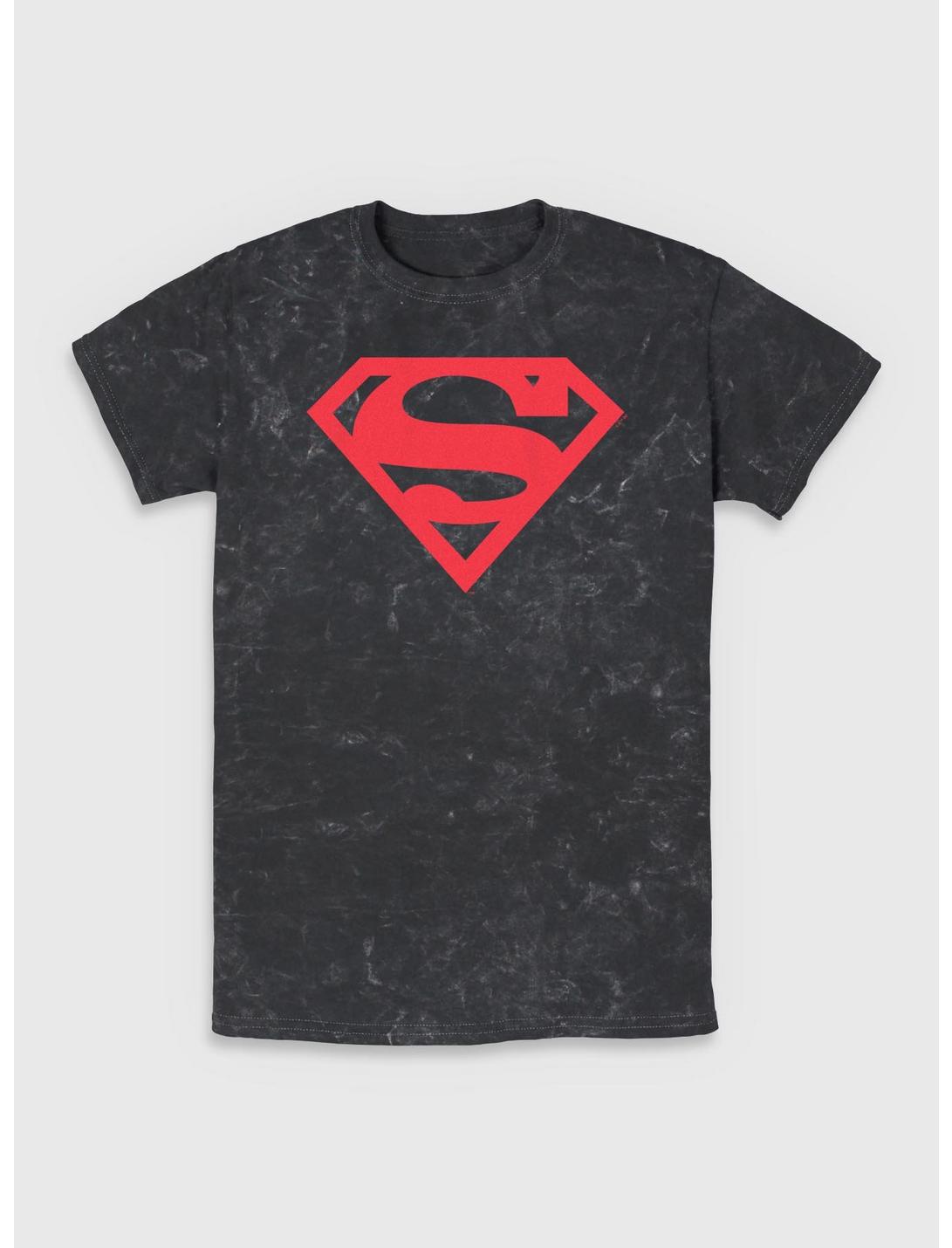 DC Superman Big Super Emblem Mineral Wash T-Shirt