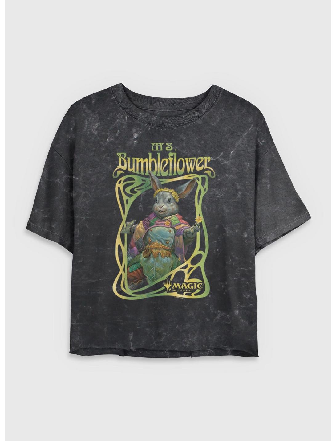 Magic: The Gathering Ms. Bumbleflower Girls Mineral Wash Crop T-Shirt