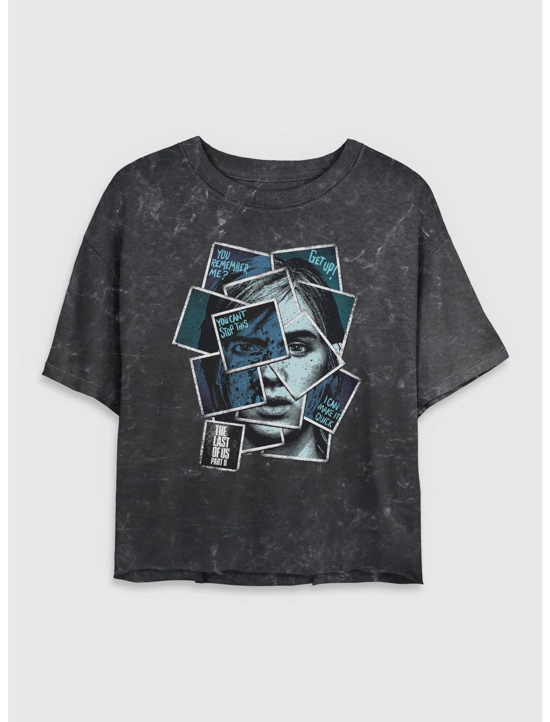 The Last Of Us Part II Photos Girls Mineral Wash Crop T-Shirt