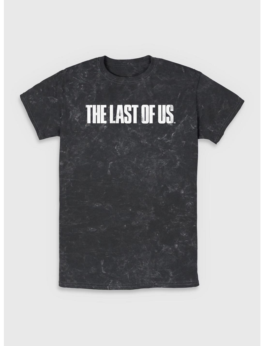 T-shirt délavé à l'acide The Last Of Us Logo vieilli