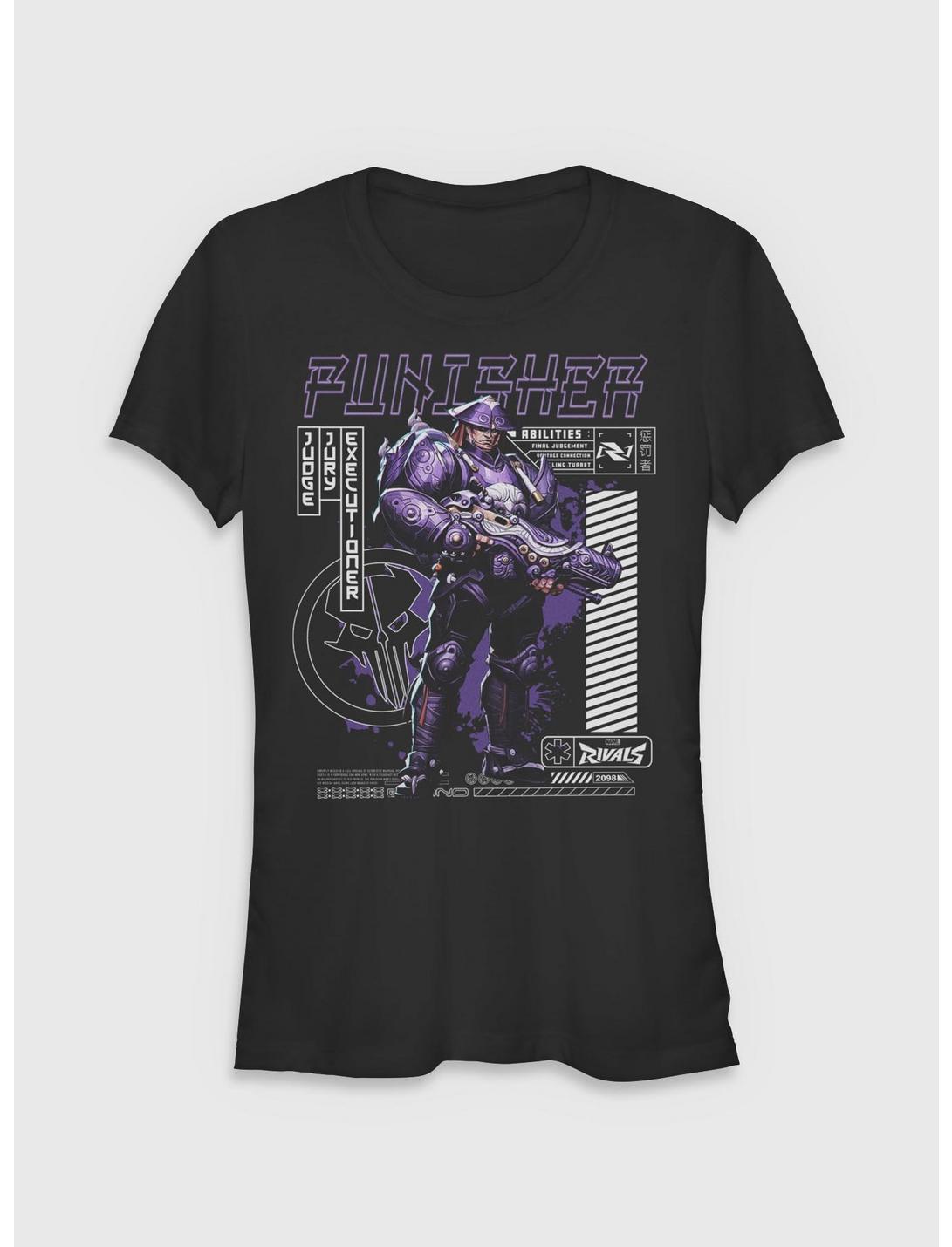 Marvel Rivals Punisher Dangan Ronin Pose Girls T-Shirt Hot Topic Exclusive