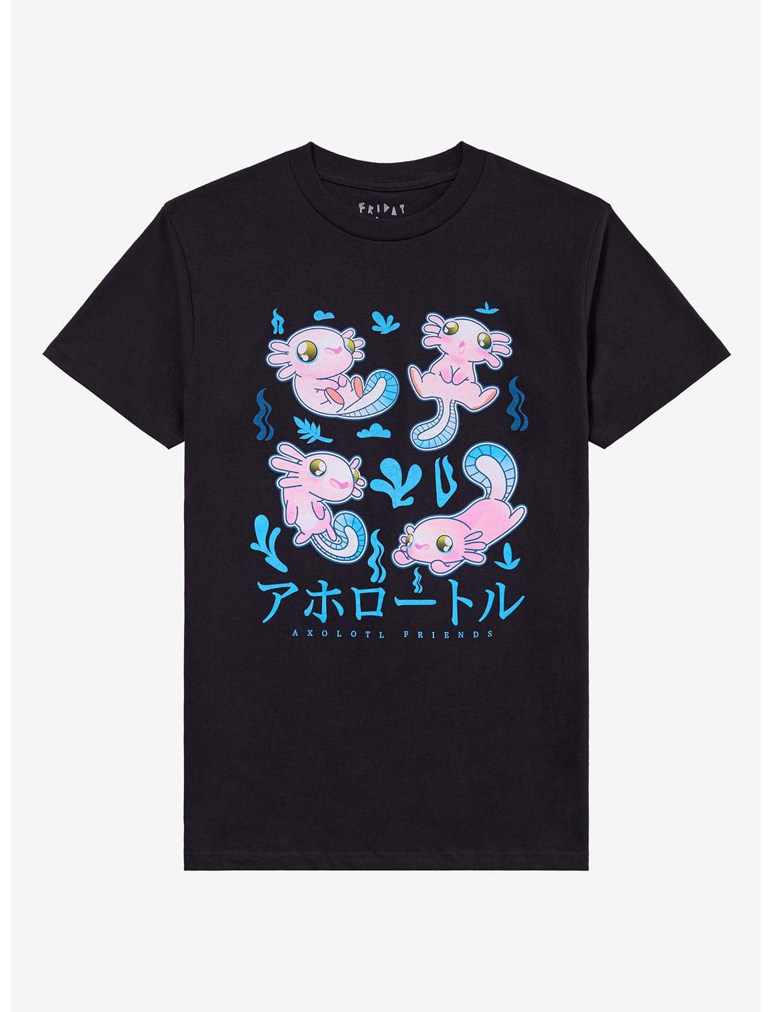 Axolotl Friends Chibi T-Shirt By Friday Jr.