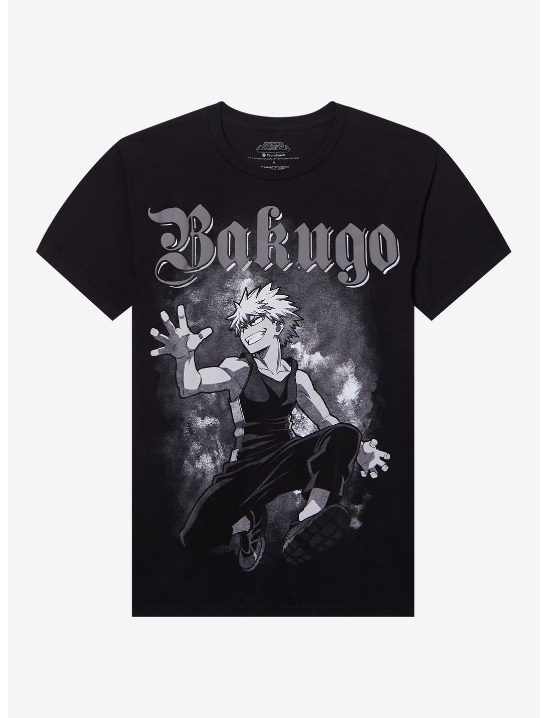 T-shirt métallisé My Hero Academia Bakugo Smoke