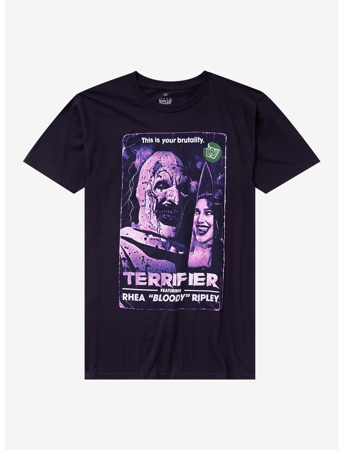 WWE Rhea Ripley X Terrfier Knife T-Shirt