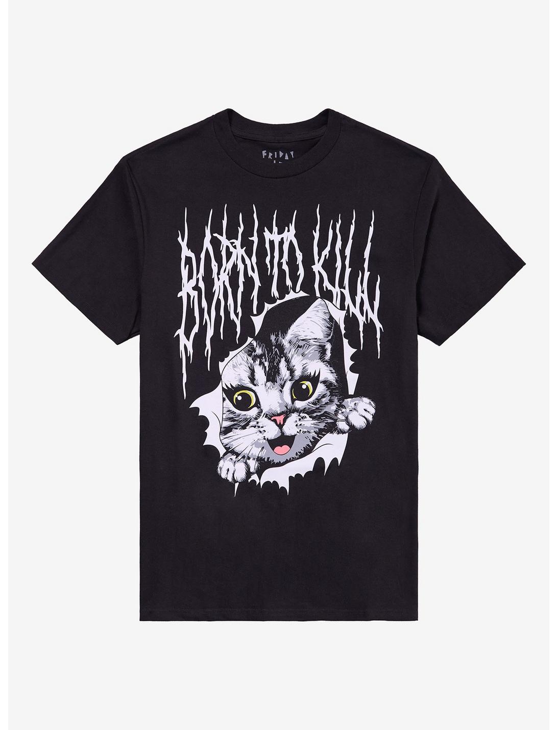 Born To Kill Cat T-Shirt By Friday Jr.
