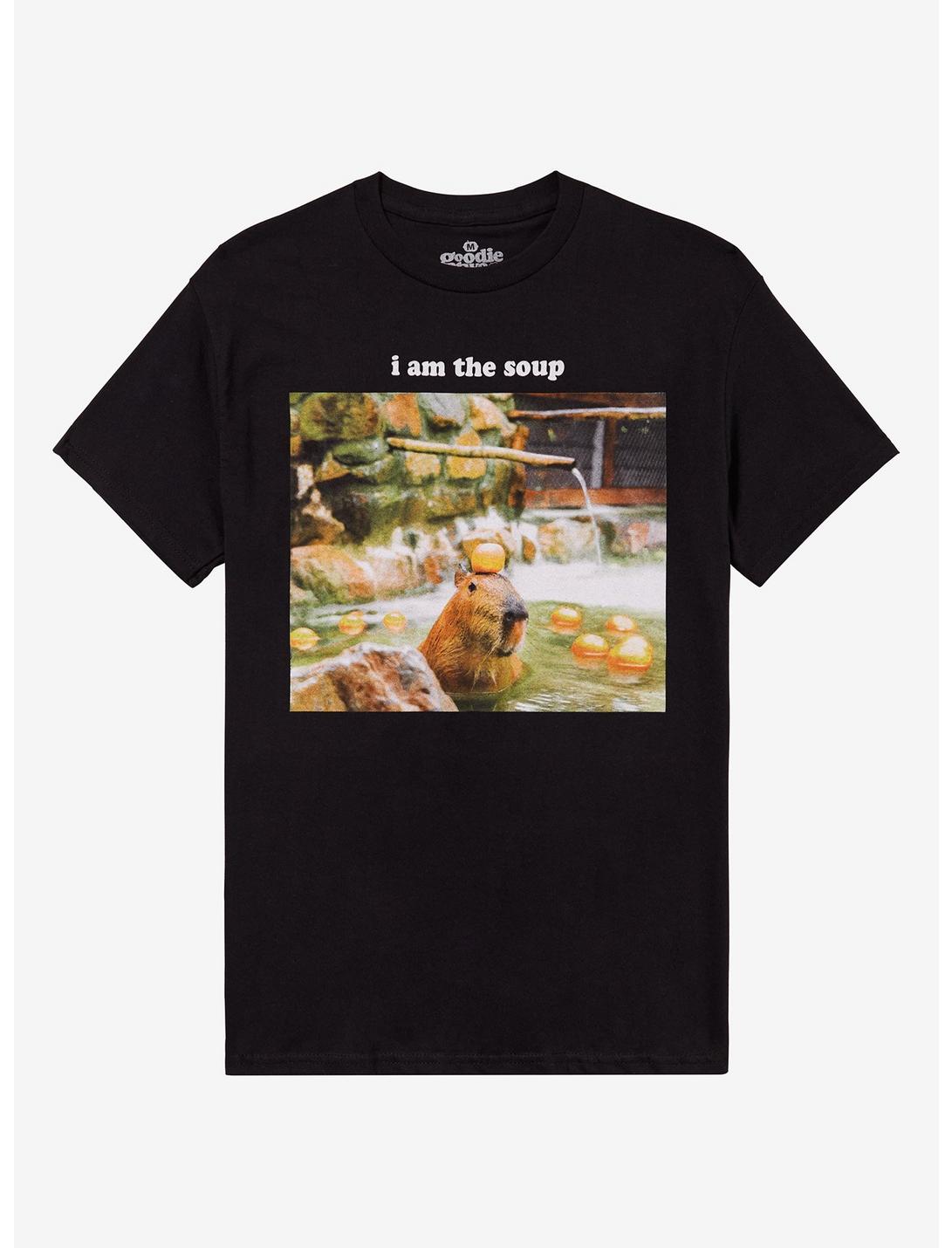 Capybara Soup T-Shirt By Goodie Two Sleeves