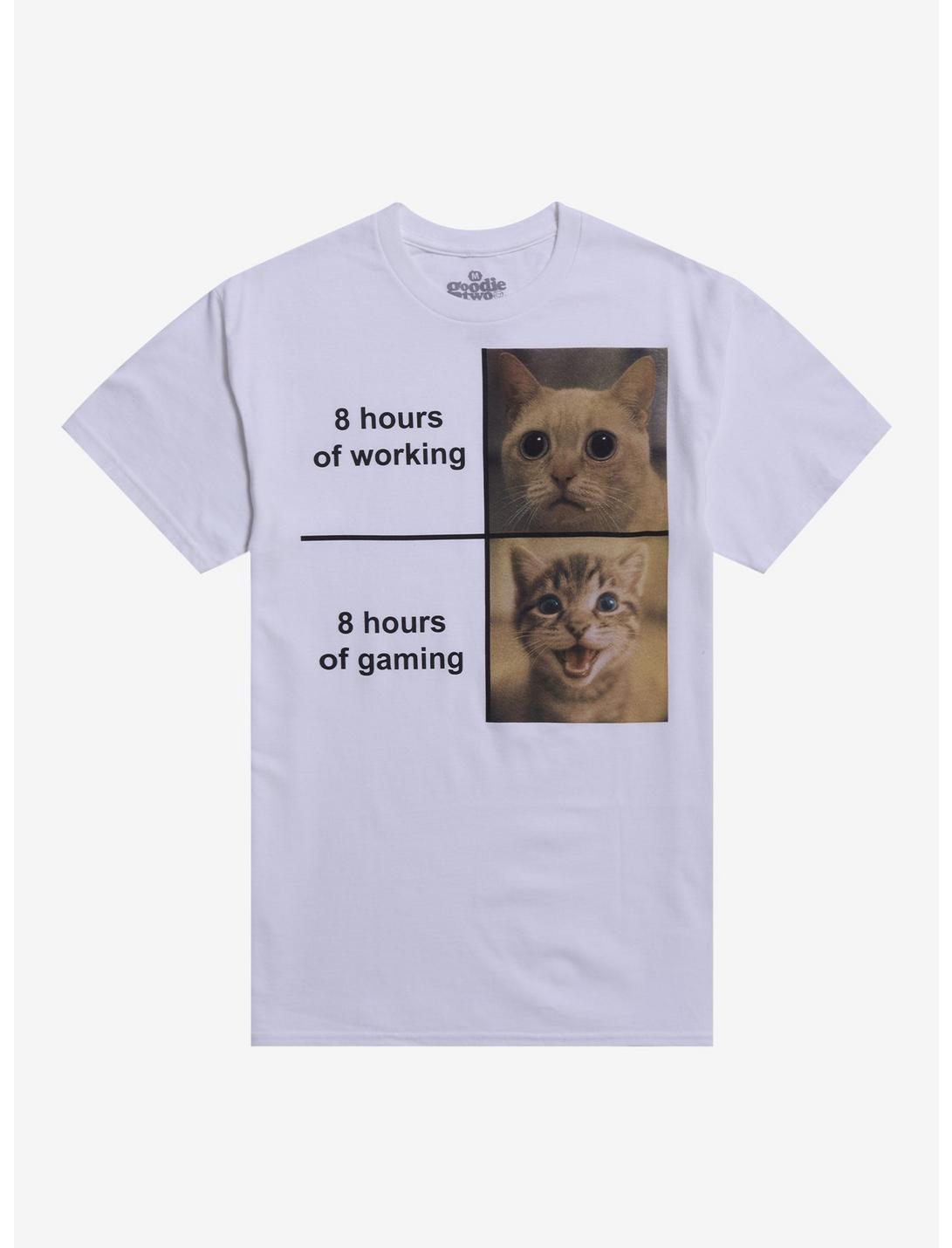 8 Hour Cat T-Shirt By Goodie Two Sleeves