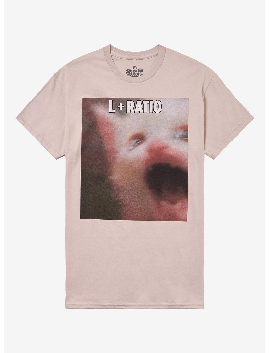 T-shirt "Cat L Ratio" par Goodie Two Sleeves