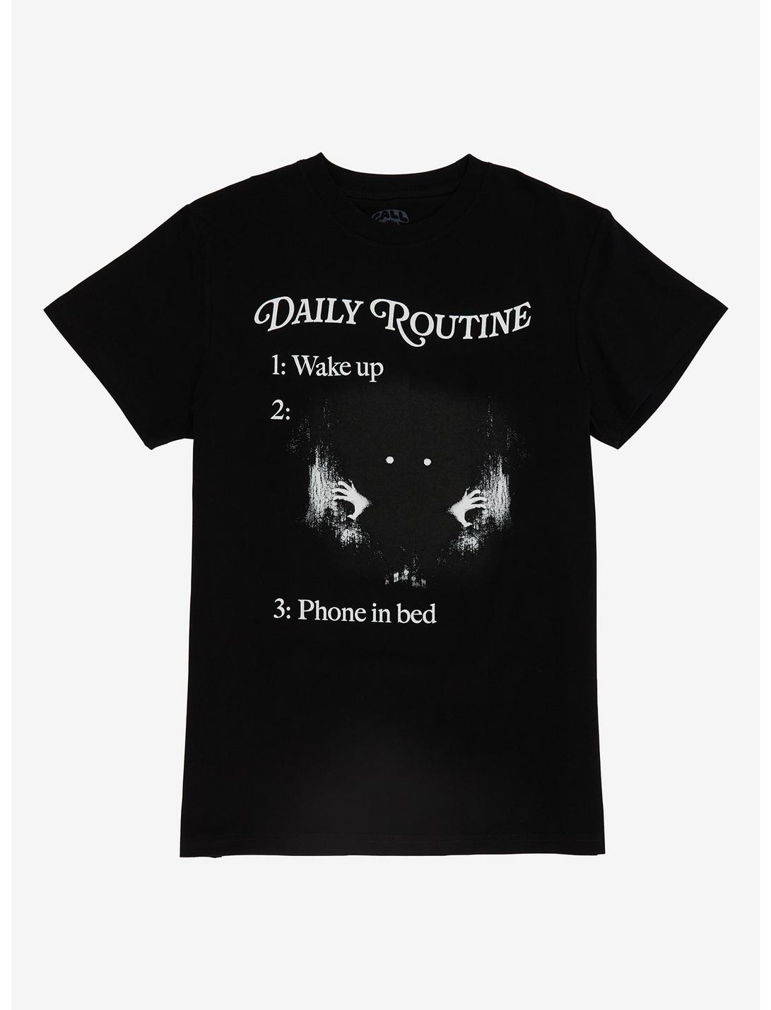 Scary Daily Routine T-Shirt By Call Your Mother