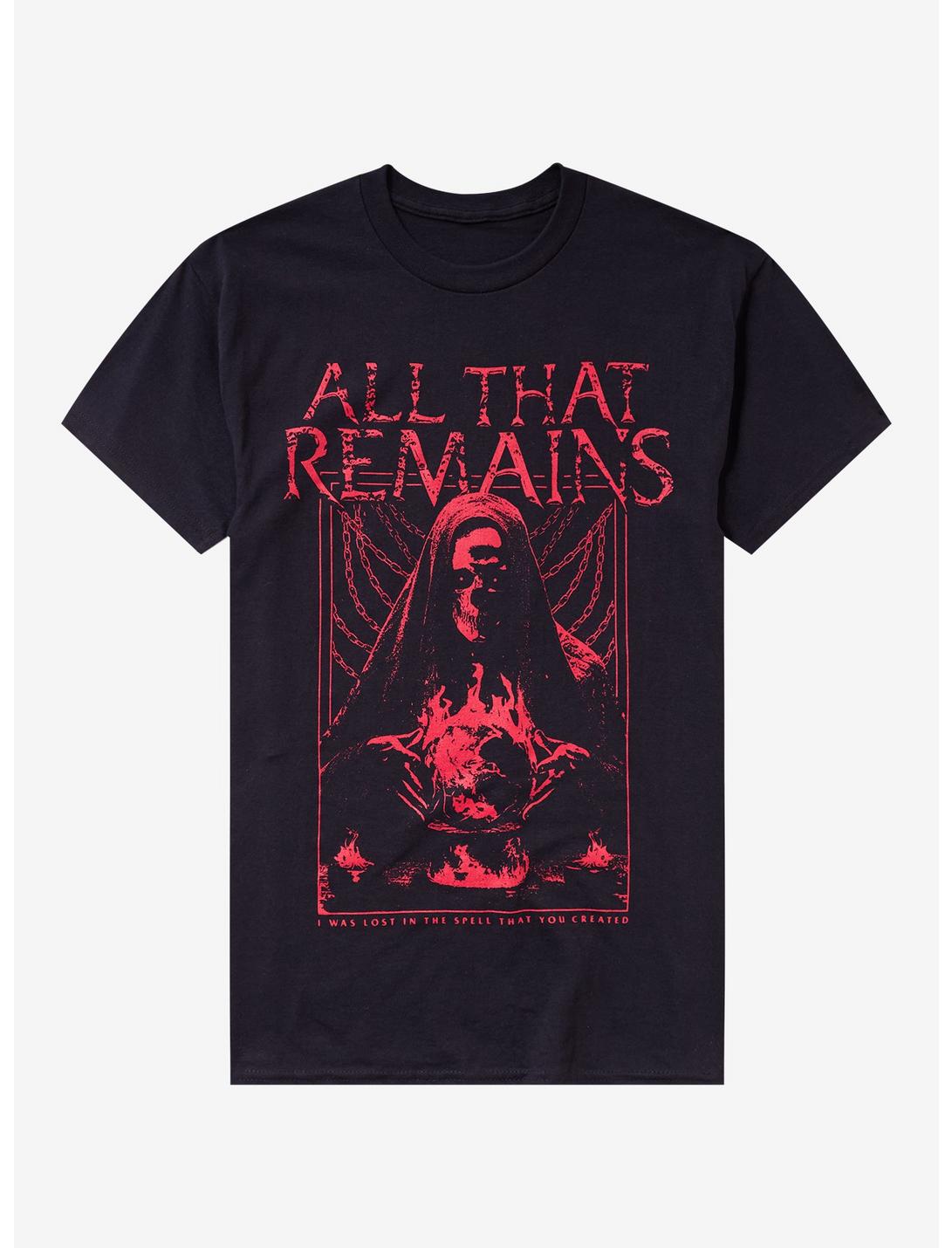 T-shirt All That Remains Skeleton Chains