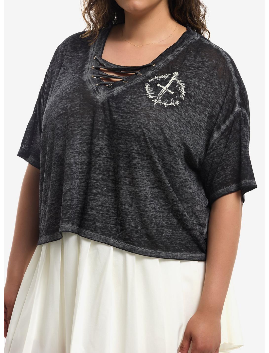 The Lord Of The Rings Doors Of Durin Girls Burnout T-Shirt Plus Size