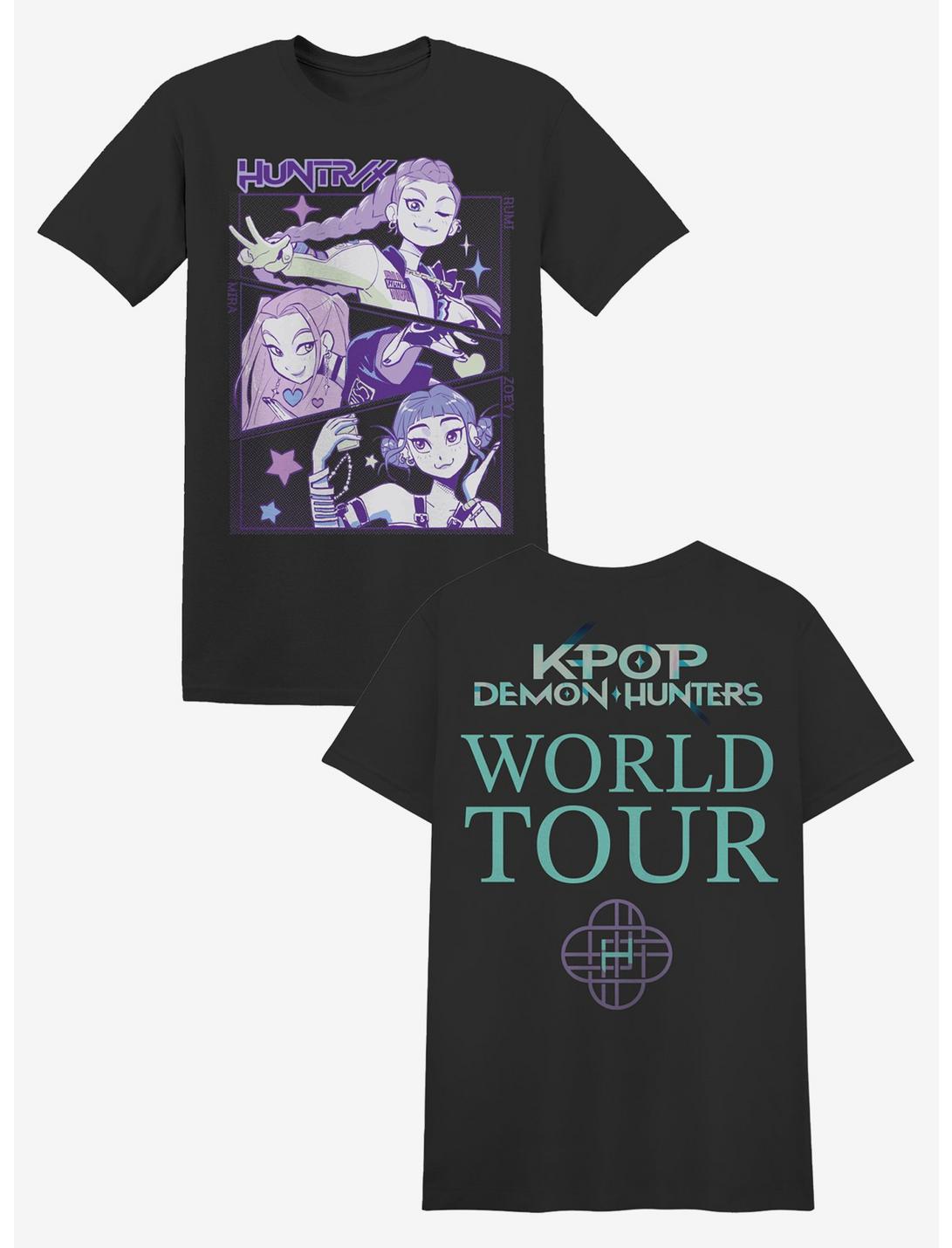KPop Demon Hunters HUNTR/X World Tour Double-Sided T-Shirt