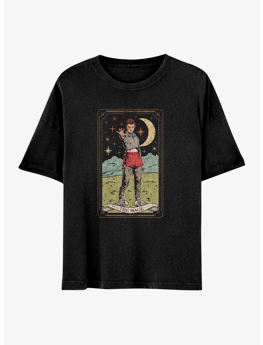 Stranger Things Eleven The Mage Tarot Card T-Shirt
