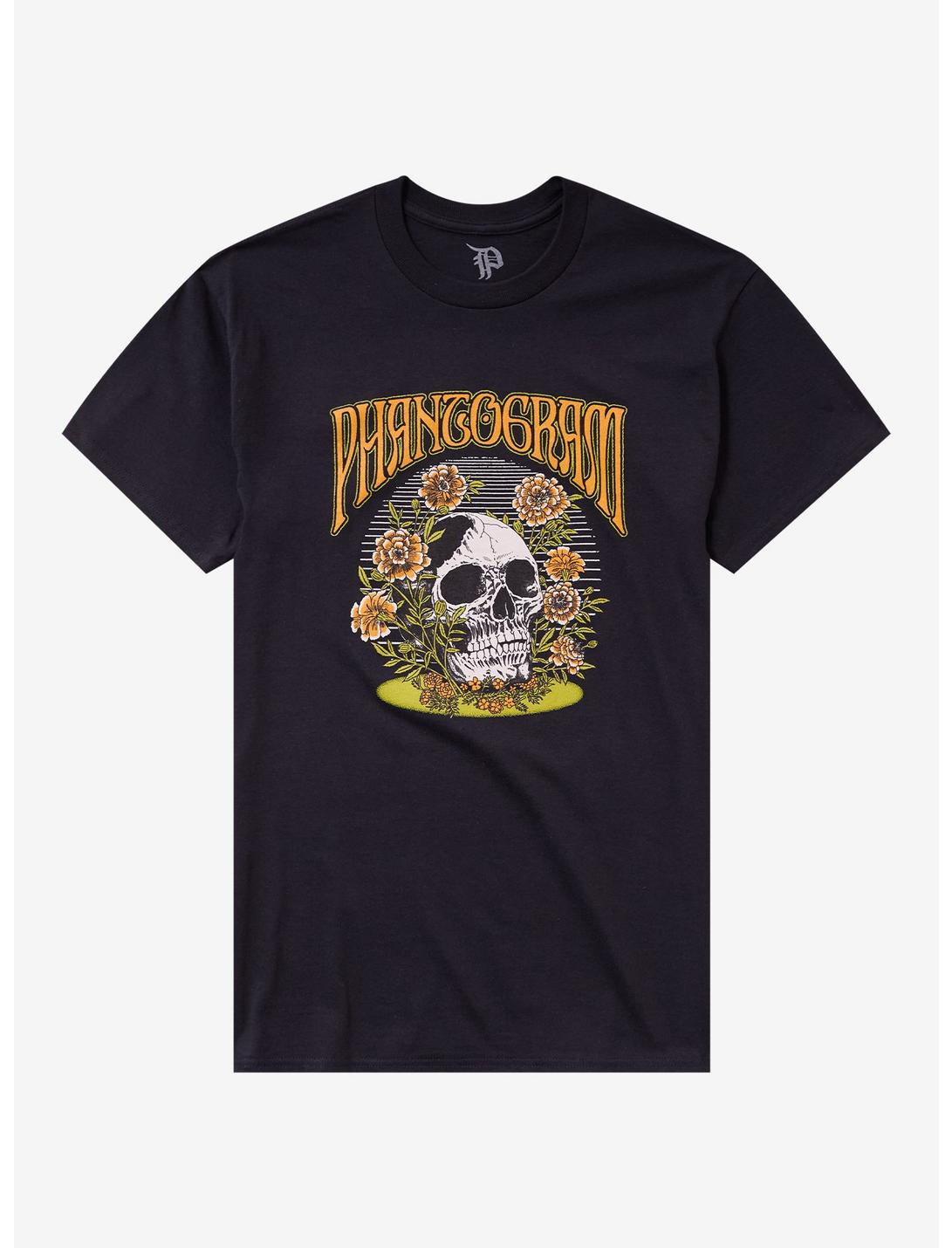 Phantogram Floral Skull T-Shirt