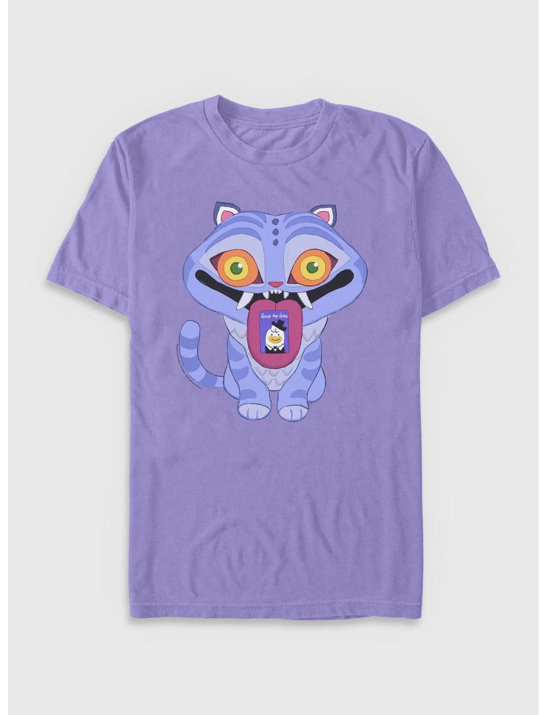 KPop Demon Hunters Chibi Derpy Tiger Save The Date Garment Dye T-Shirt