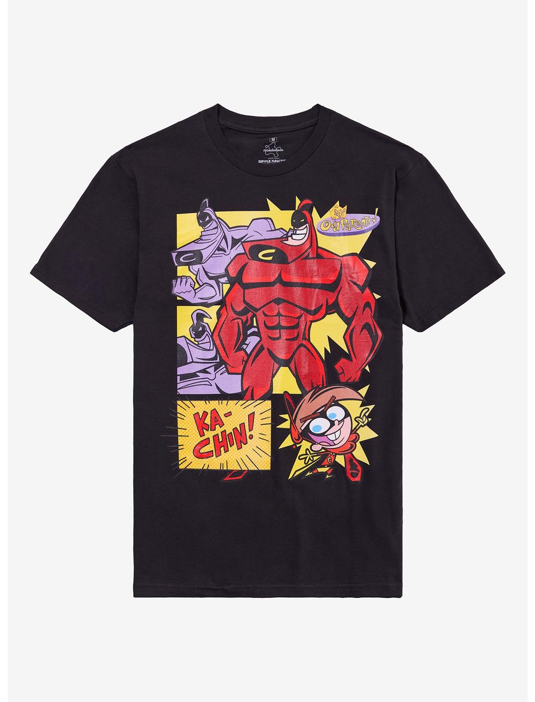 The Fairly OddParents The Crimson Chin Panels T-Shirts