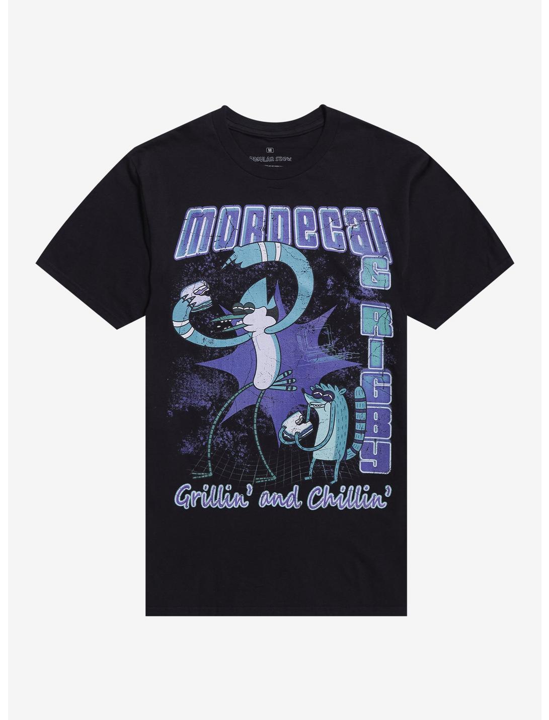 T-shirt Mordecai et Rigby de Regular Show Grillin'