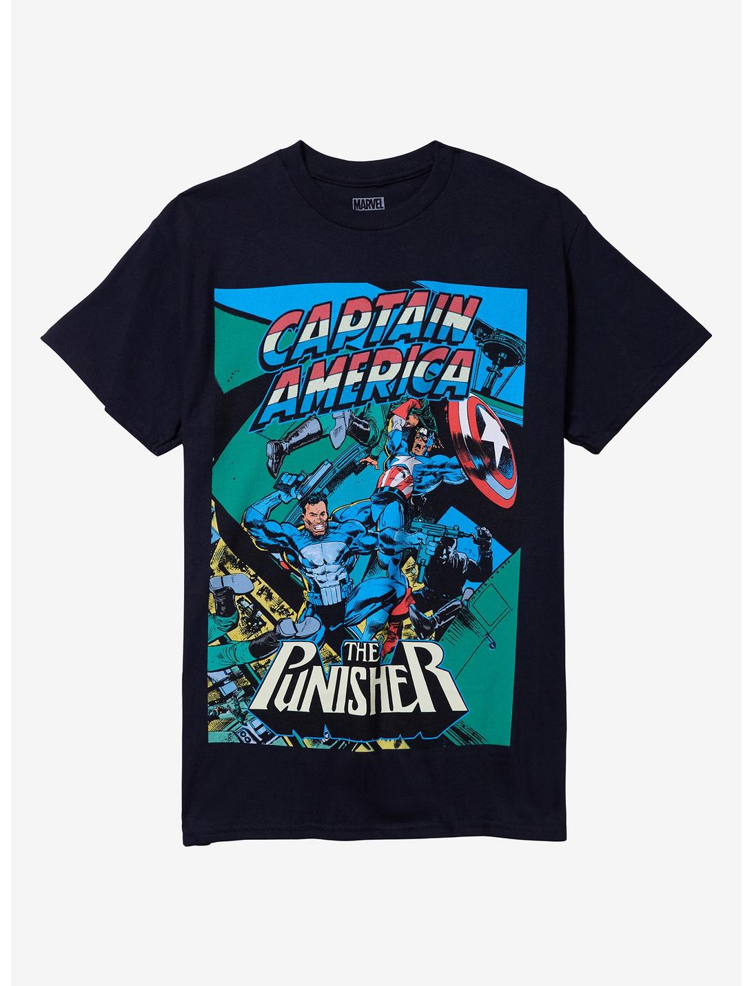 Marvel Captain America & The Punisher T-Shirt