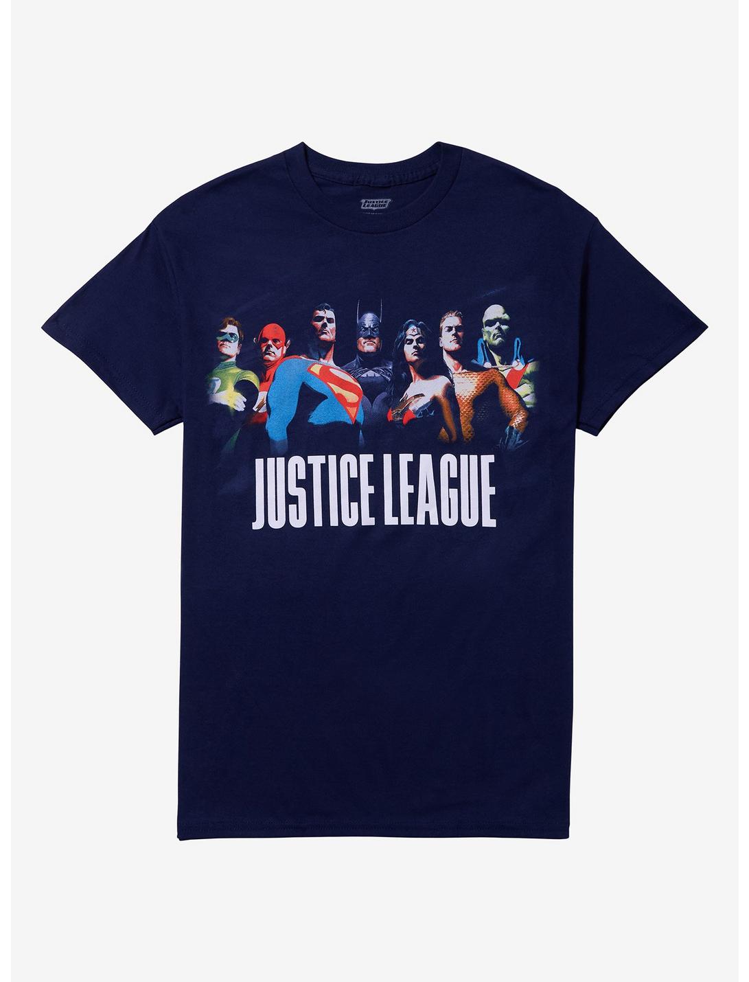 DC Comics Justice League Group T-Shirt By Alex Ross