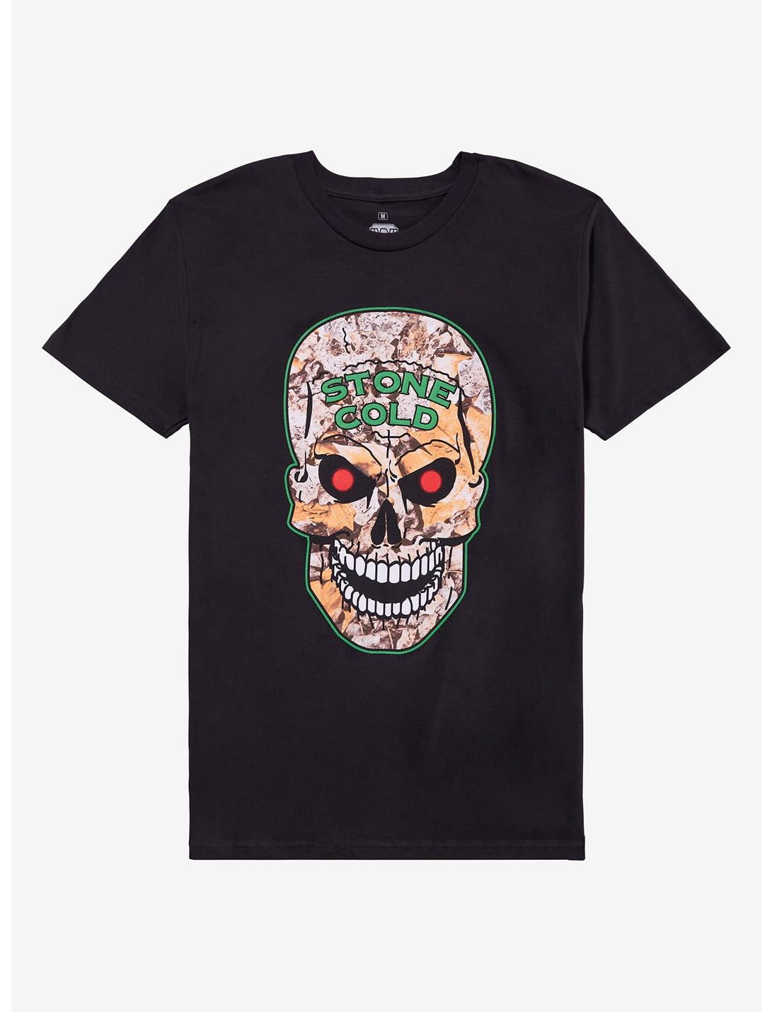 WWE Stone Cold Steve Austin Camo Skull T-Shirt