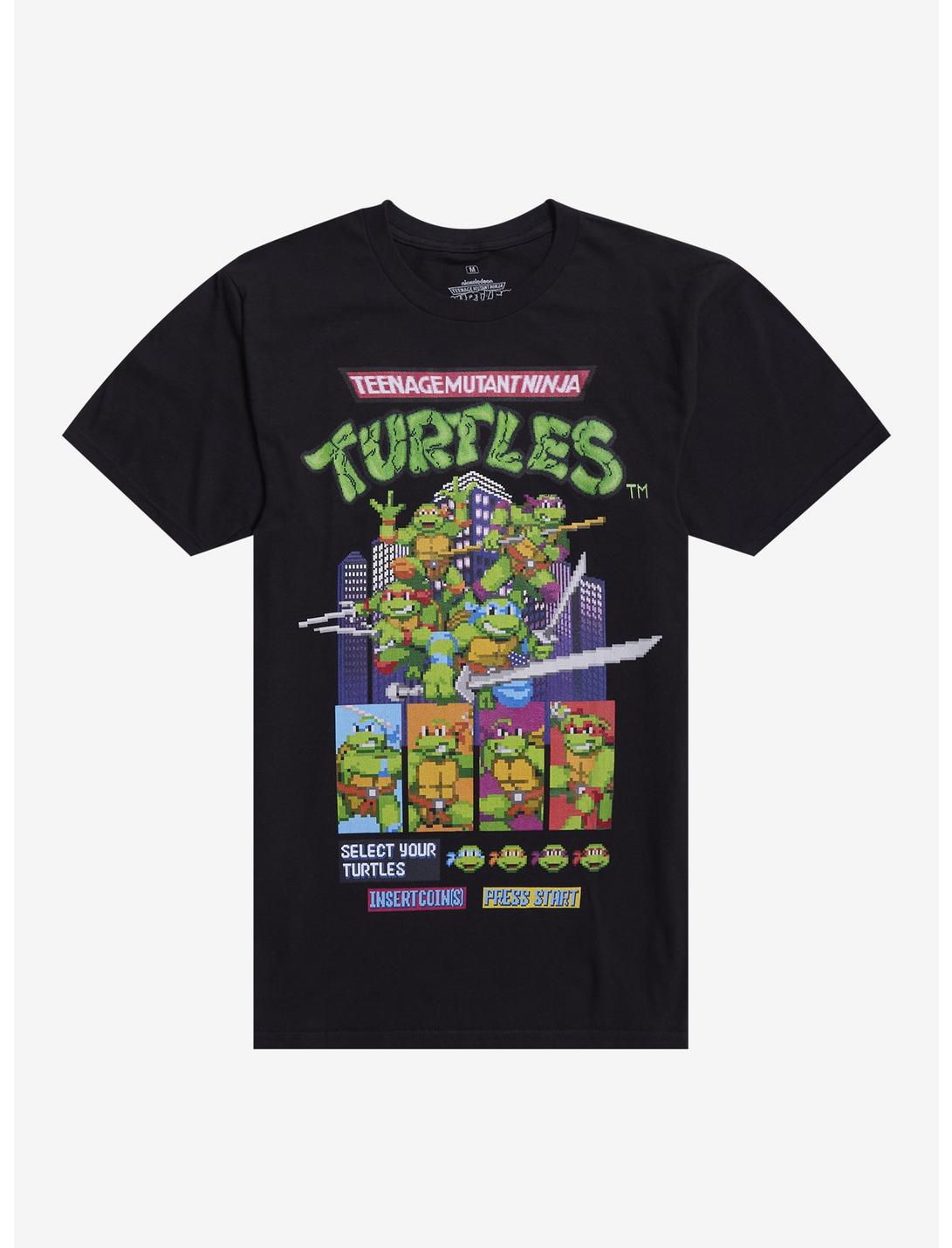 Teenage Mutant Ninja Turtles 8-Bit Game T-Shirt