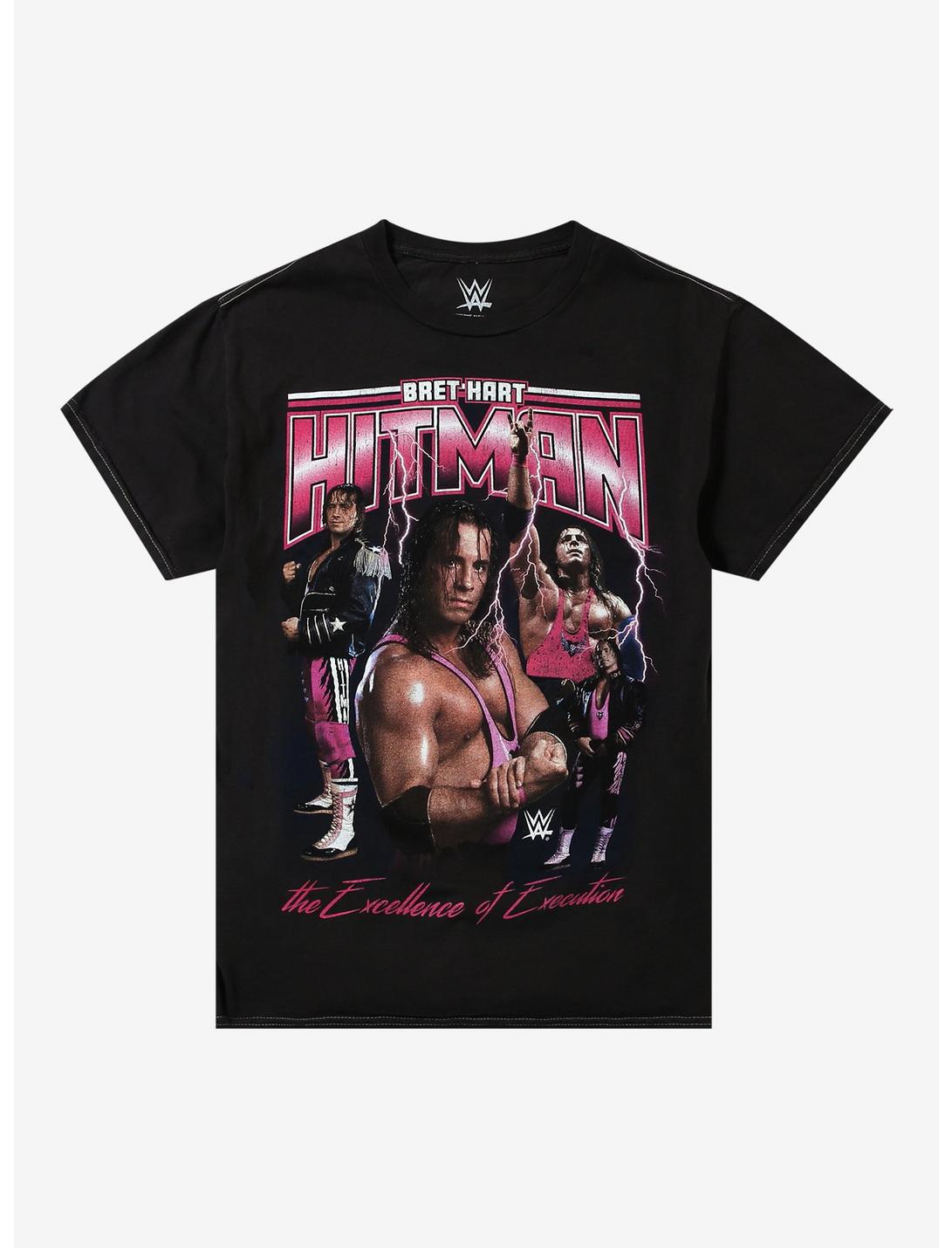 WWE Bret Hart Hitman Collage T-Shirt